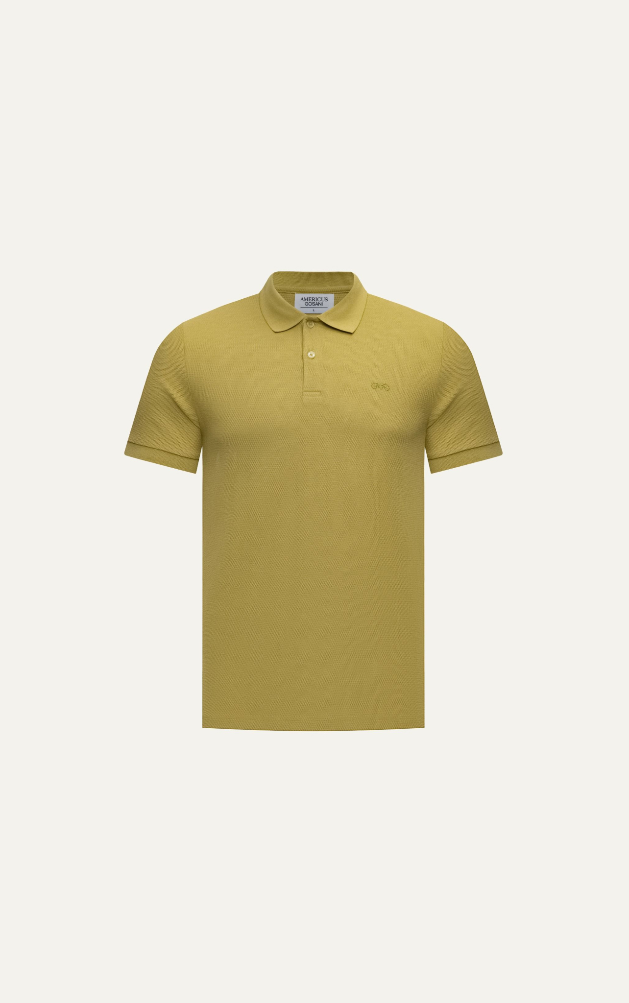 AG02 SIGNATURE SLIMFIT POLO - DARK YELLOW