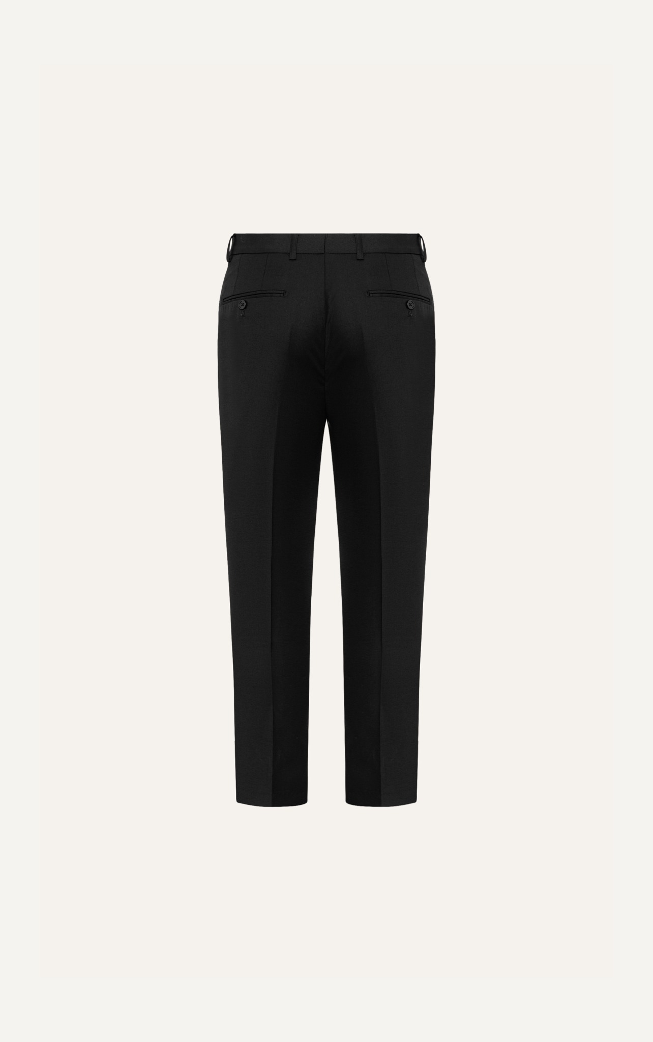 N56 PREMIUM SLIMFIT ESSENTIAL NEUTRAL LINE TROUSERS - BLACK