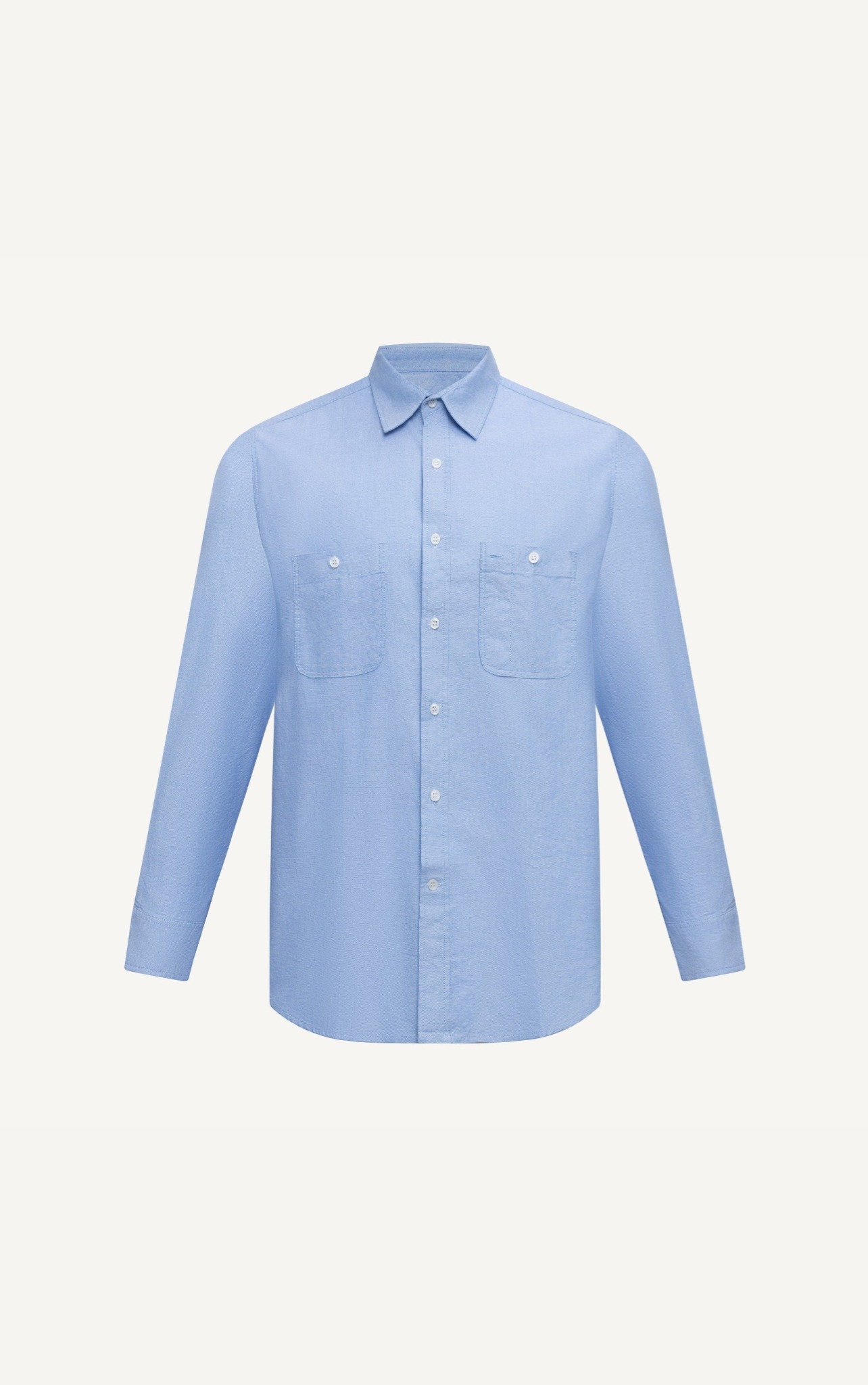 AG312 STUDIO REGULAR FIT ORIGINAL POCKET OXFORD SHIRT - LIGHT BLUE