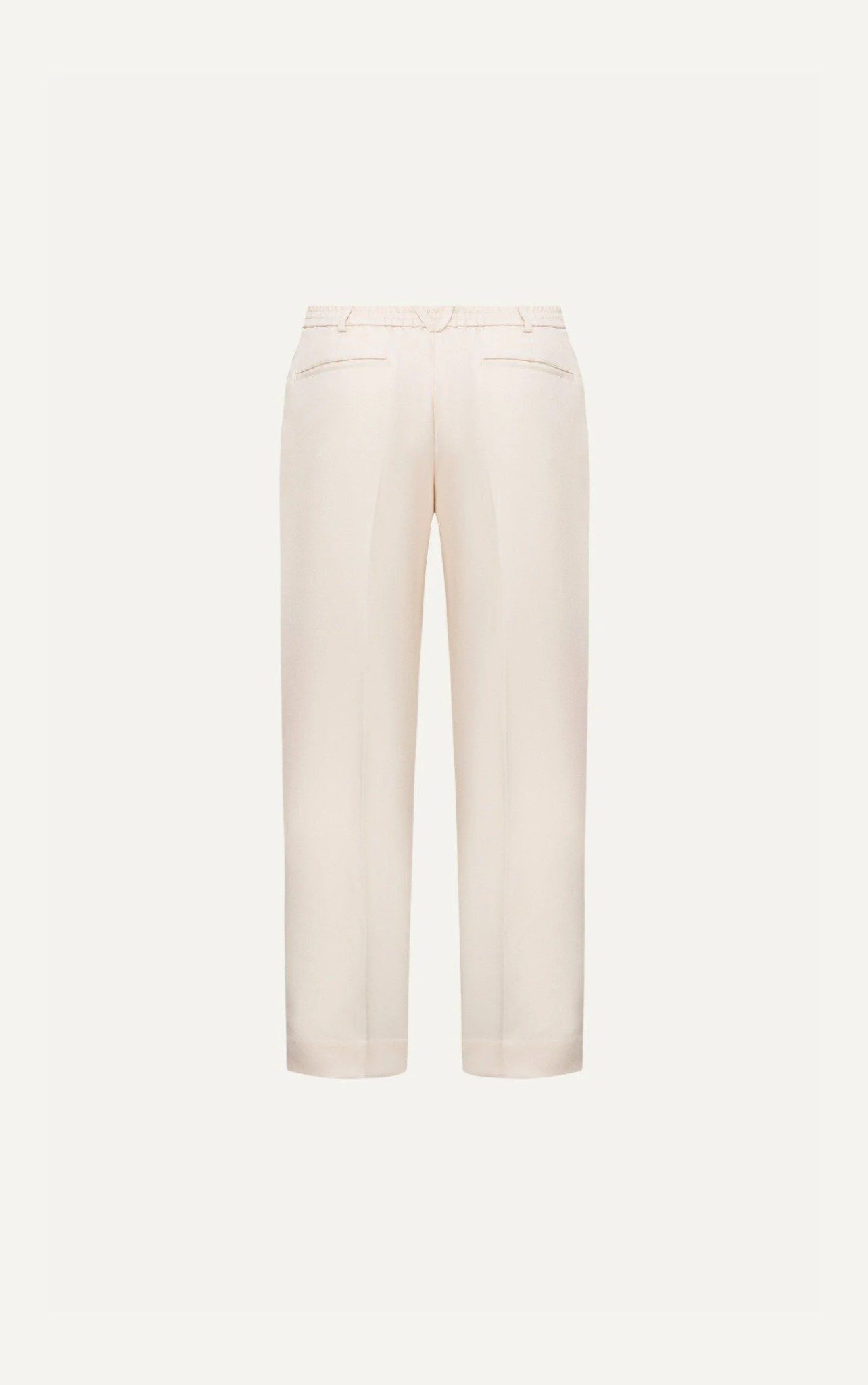 AG19 STUDIO LOOSE FIT RELAX TROUSERS - OFF WHITE