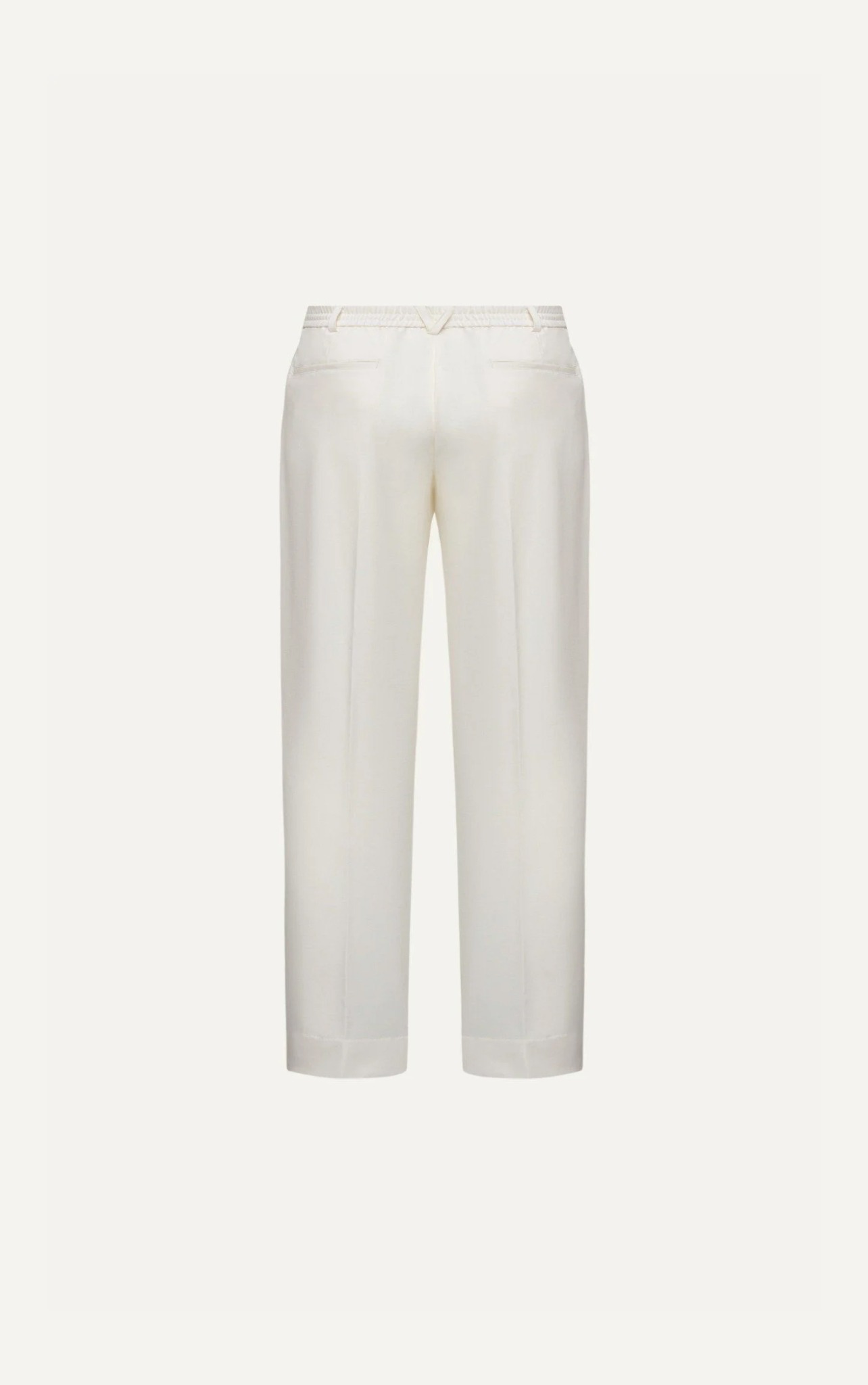 AG017 STUDIO LOOSE FIT RELAX TROUSERS - WHITE