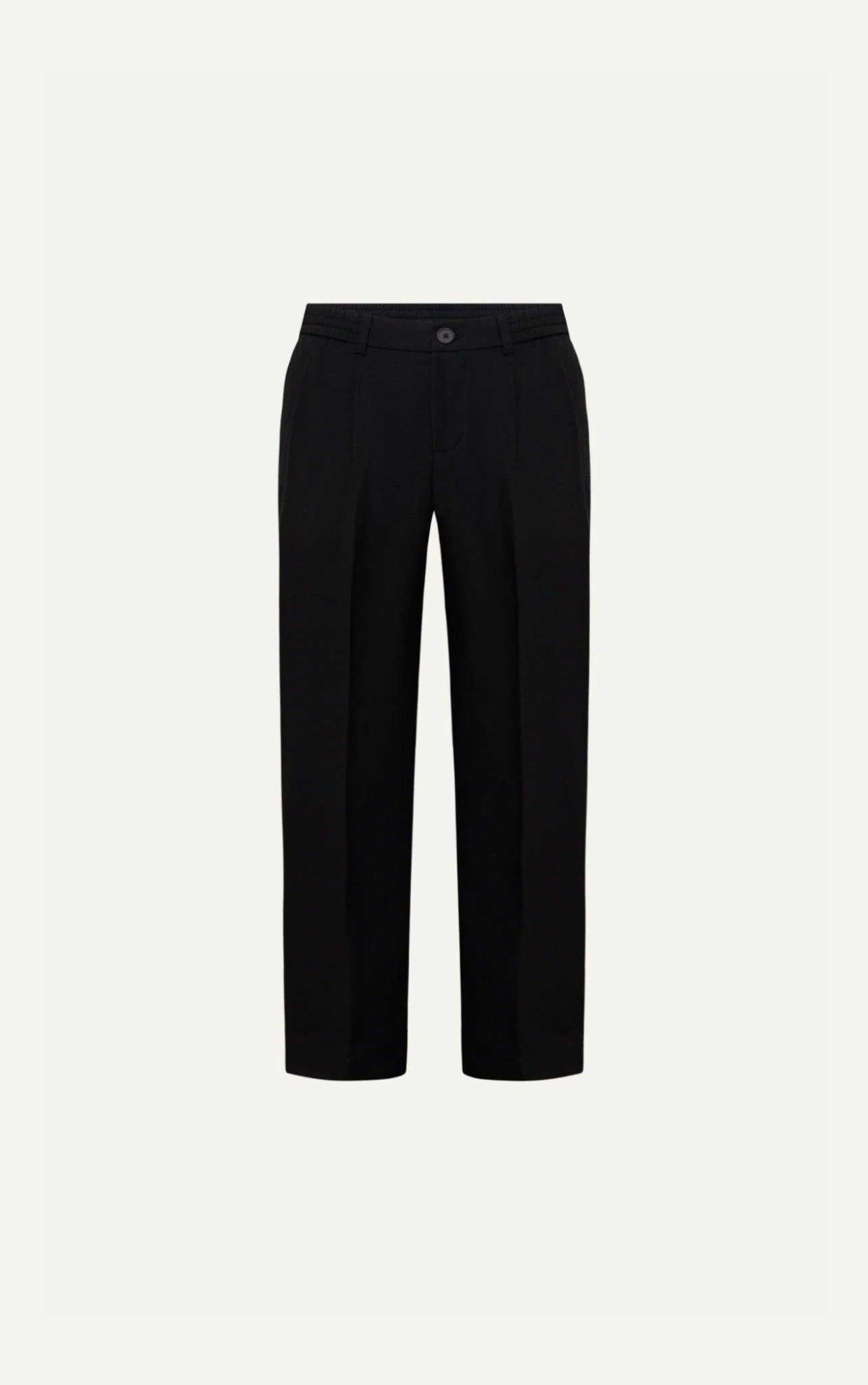 AG017 STUDIO LOOSE FIT RELAX TROUSERS - BLACK