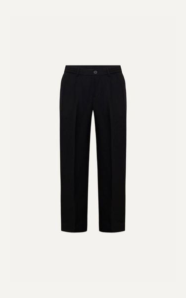  AG017 STUDIO LOOSE FIT RELAX TROUSERS - BLACK