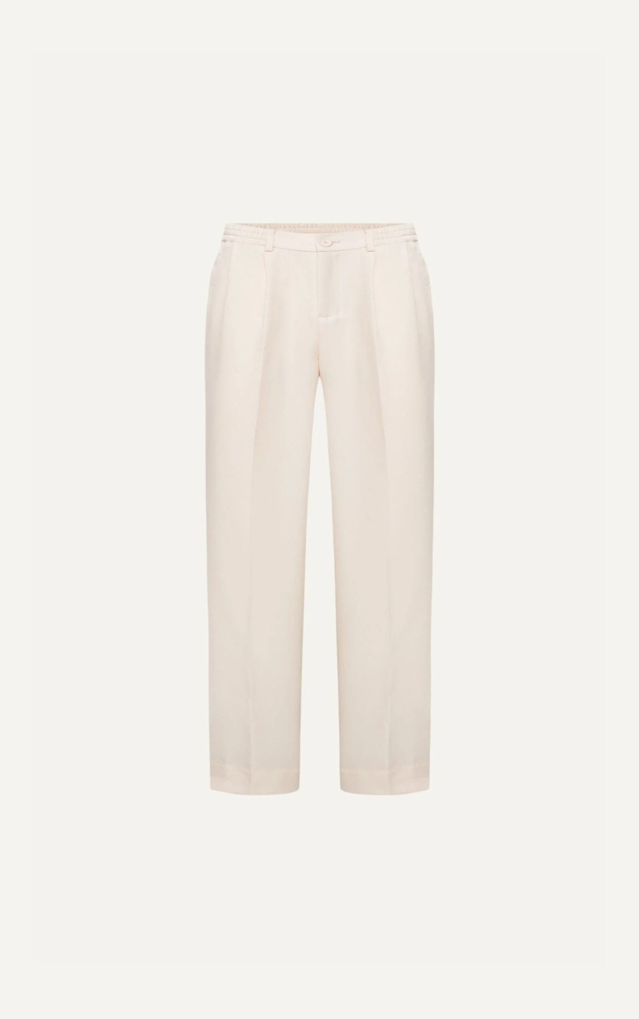 AG19 STUDIO LOOSE FIT RELAX TROUSERS - OFF WHITE