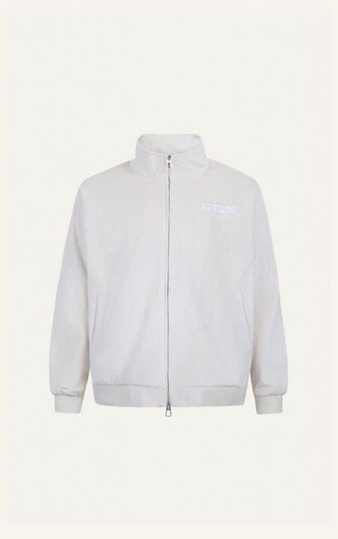  AG15 STUDIO JACKET BOMBER IN OFF WHITE