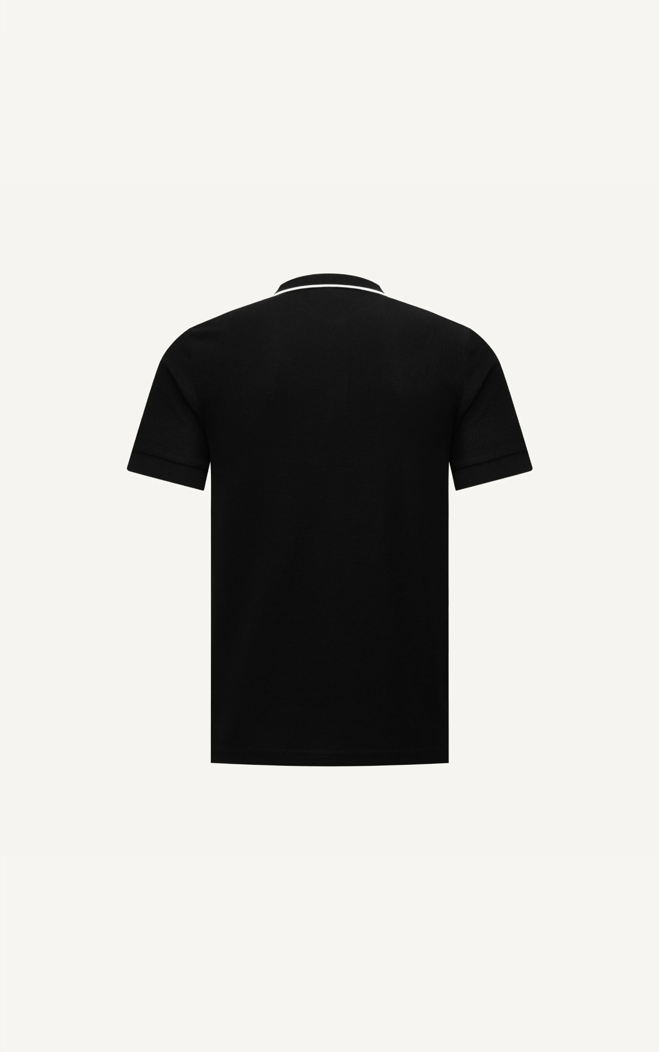 AG61 PREMIUM SLIMFIT VERTICAL STRIPED POLO - BLACK