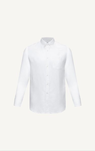  AG12 STUDIO REGULAR FIT ORIGINAL POCKET OXFORD SHIRT - WHITE