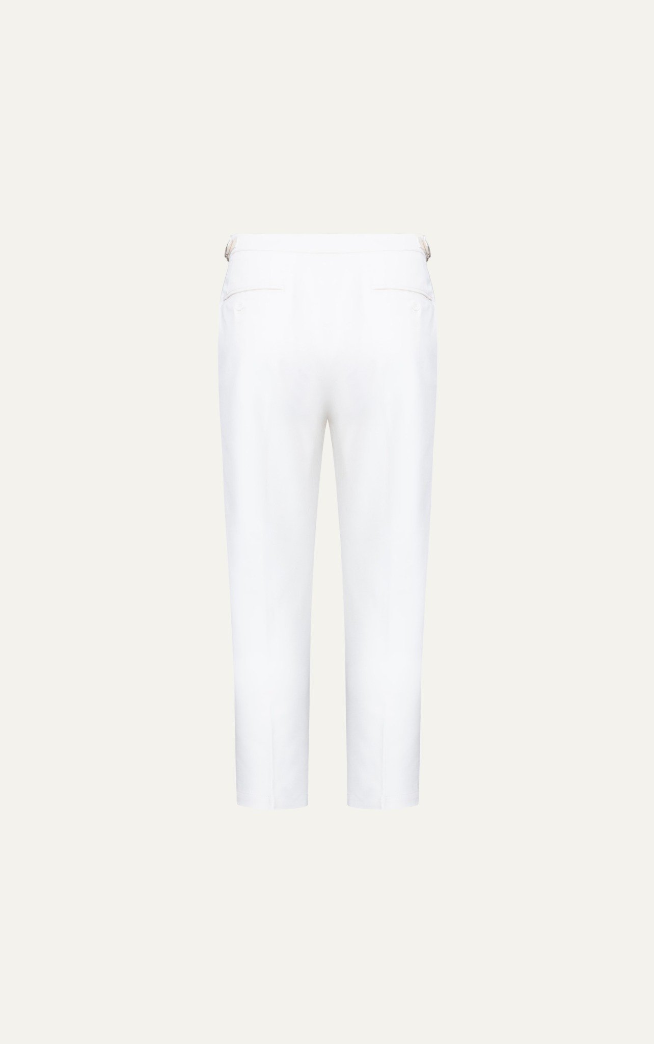 AG01 PREMIUM SLIMFIT SIDETAB TROUSERS - WHITE