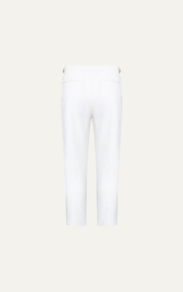  AG01 SIDETAB TROUSER - WHITE 