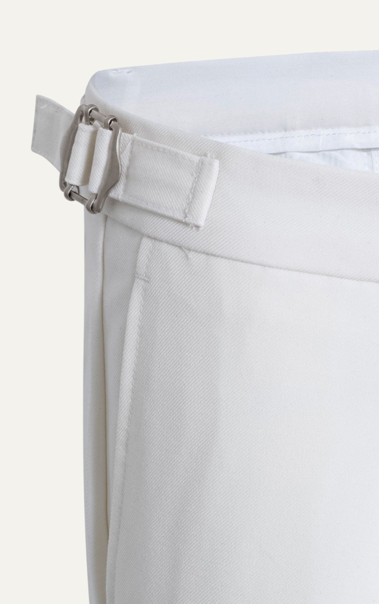 AG01 PREMIUM SLIMFIT SIDETAB TROUSERS - WHITE