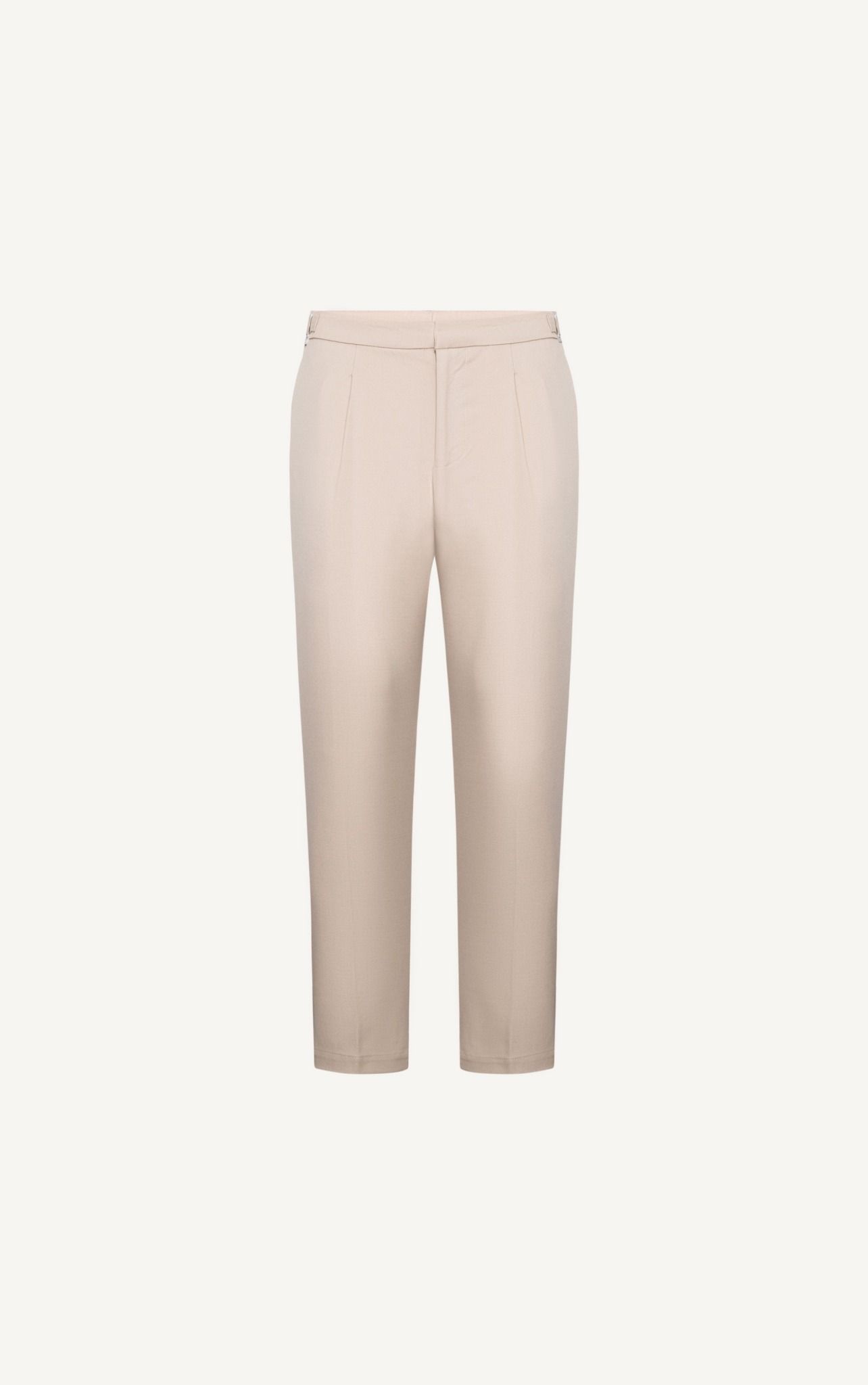  AG01 PREMIUM SLIMFIT SIDETAB TROUSERS - BEIGE 