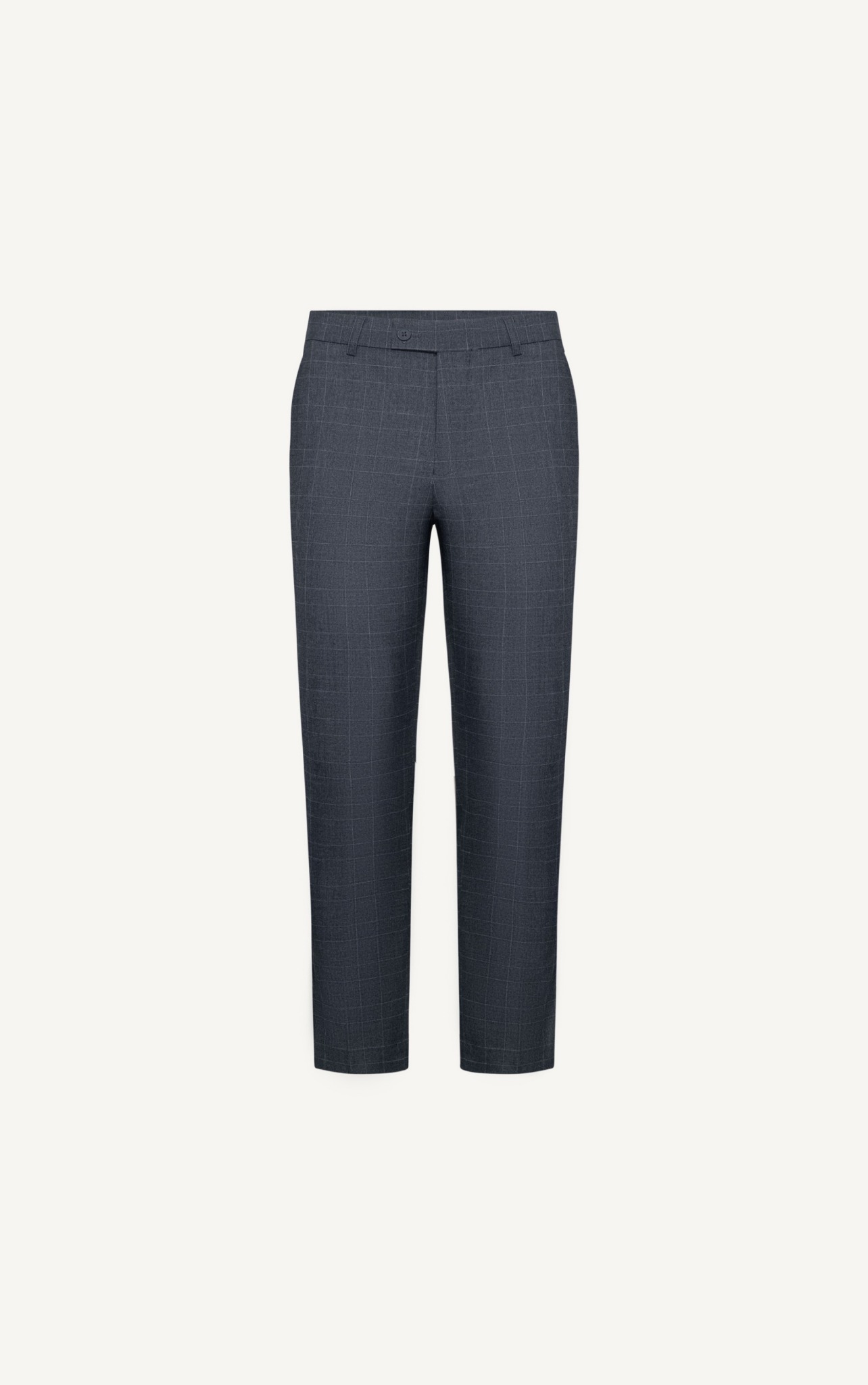 AG097 PREMIUM SLIMFIT CHECKED TROUSERS - GREY