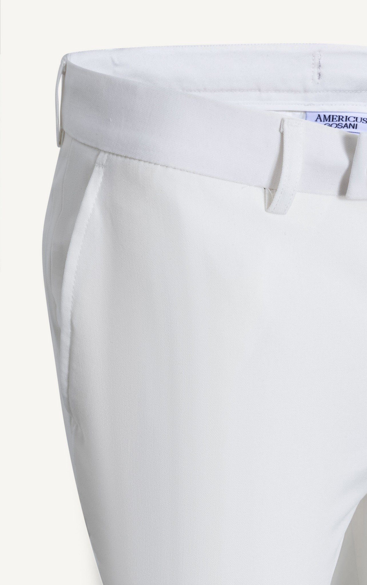 AG305 PREMIUM SLIMFIT TROUSERS - WHITE