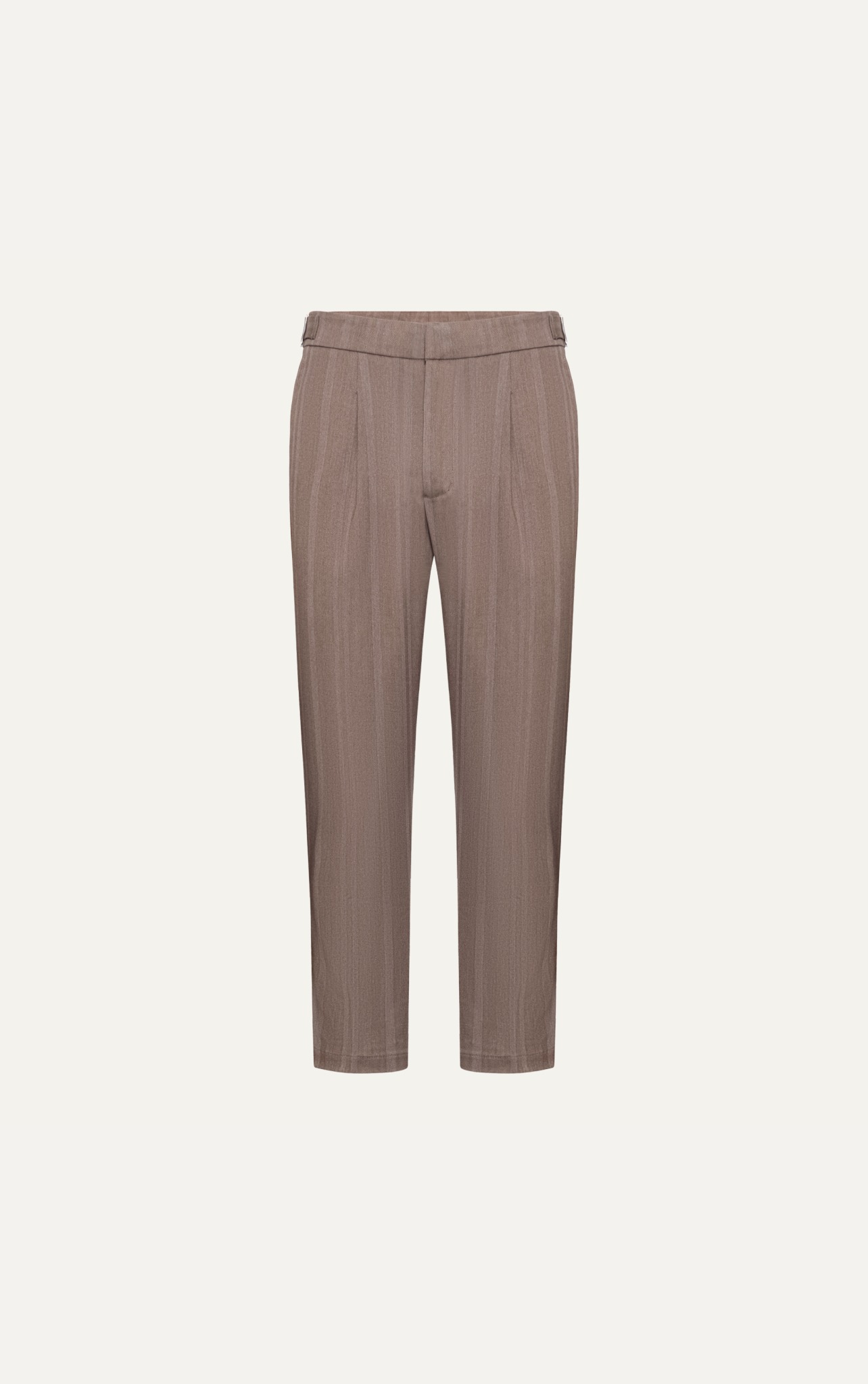 AG06 PREMIUM SLIMFIT SIDETAB TROUSERS - BROWN