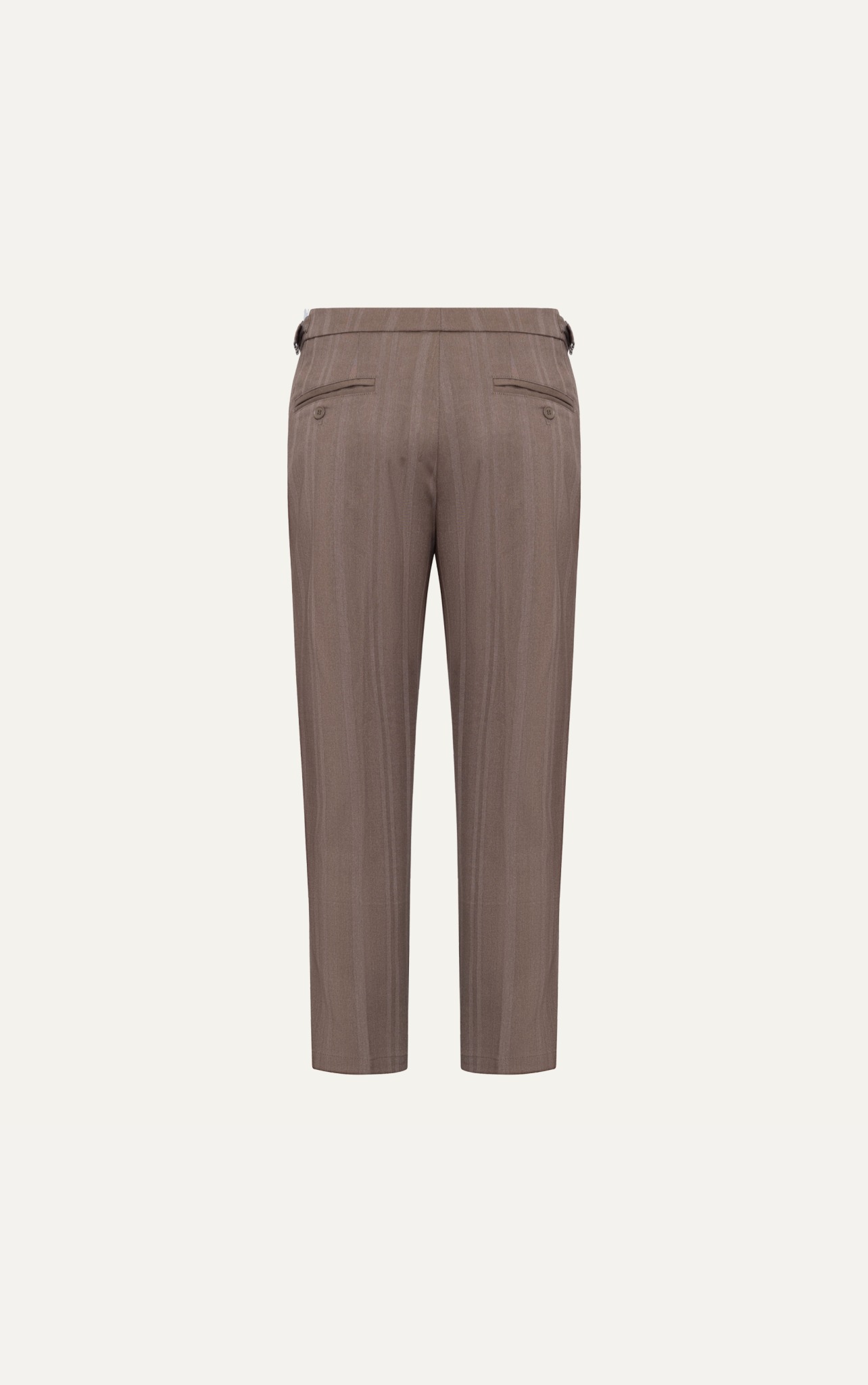 AG06 PREMIUM SLIMFIT SIDETAB TROUSERS - BROWN