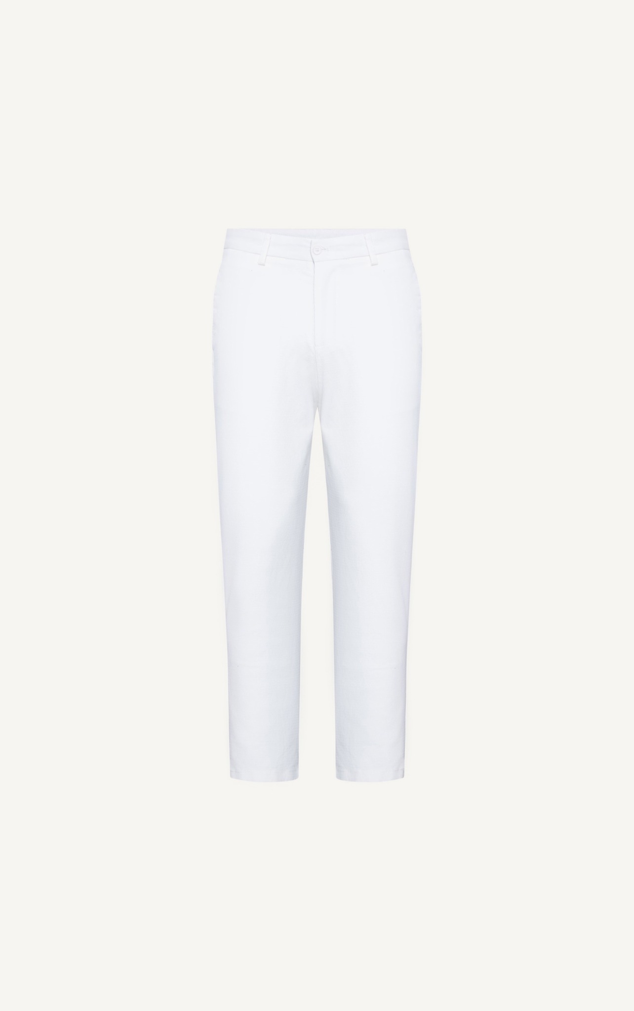 AG105 PREIUM SLIMFIT KHAKI TROUSERS - WHITE