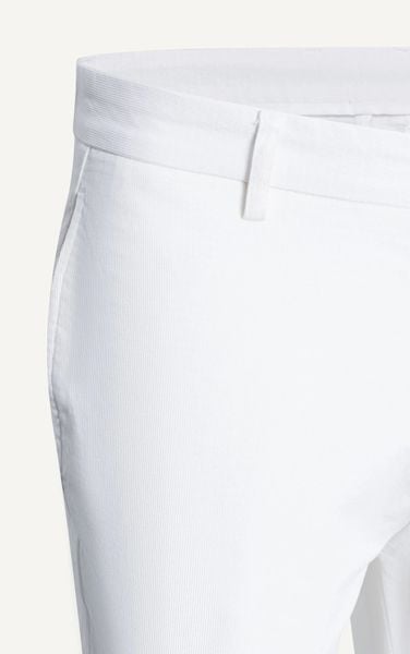  AG105 PREMIUM SLIMFIT KHAKI TROUSERS - WHITE 