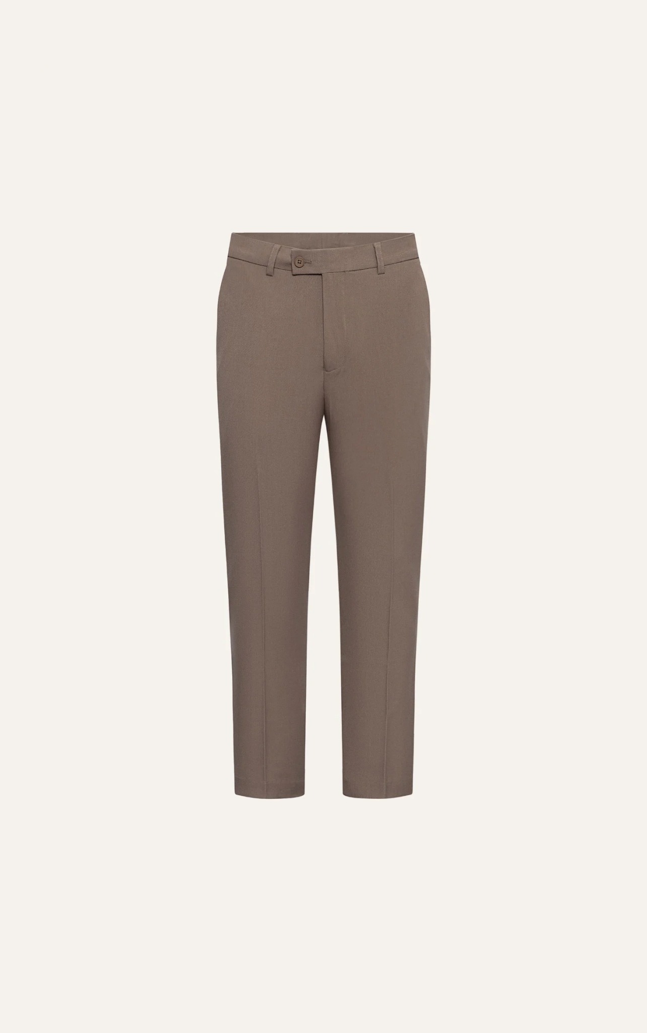 N56 PREMIUM SLIMFIT ESSENTIAL NEUTRAL LINE TROUSERS - BROWN