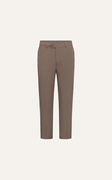  N56 PREMIUM SLIMFIT ESSENTIAL NEUTRAL LINE TROUSERS - BROWN