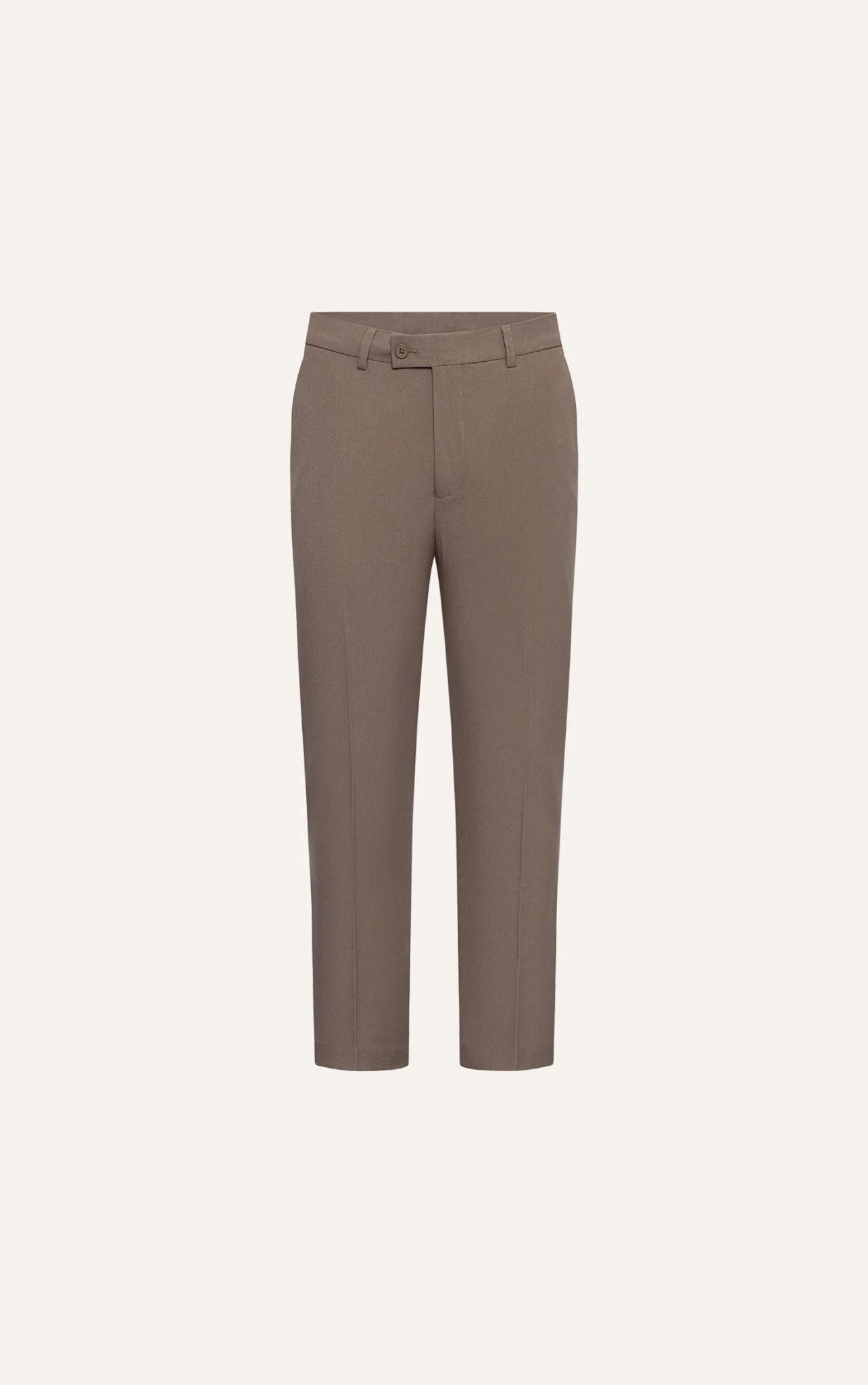  N56 PREMIUM SLIMFIT ESSENTIAL NEUTRAL LINE TROUSERS - BROWN 