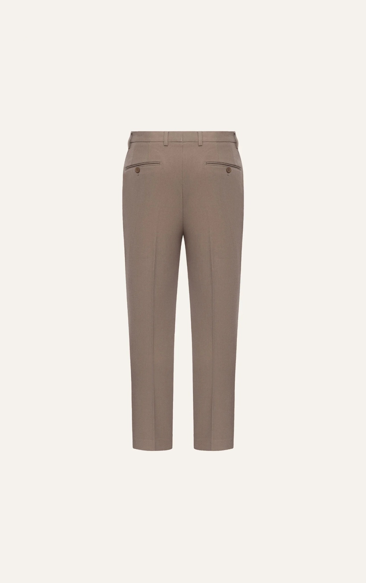 N56 PREMIUM SLIMFIT ESSENTIAL NEUTRAL LINE TROUSERS - BROWN