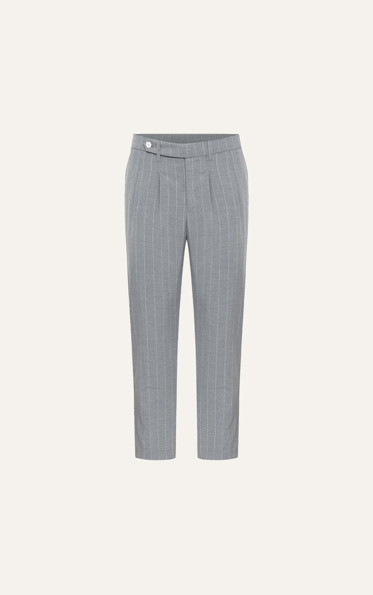 AG03 PREMIUM SLIMFIT NEW STRIPED DETAILS TROUSER - GREY