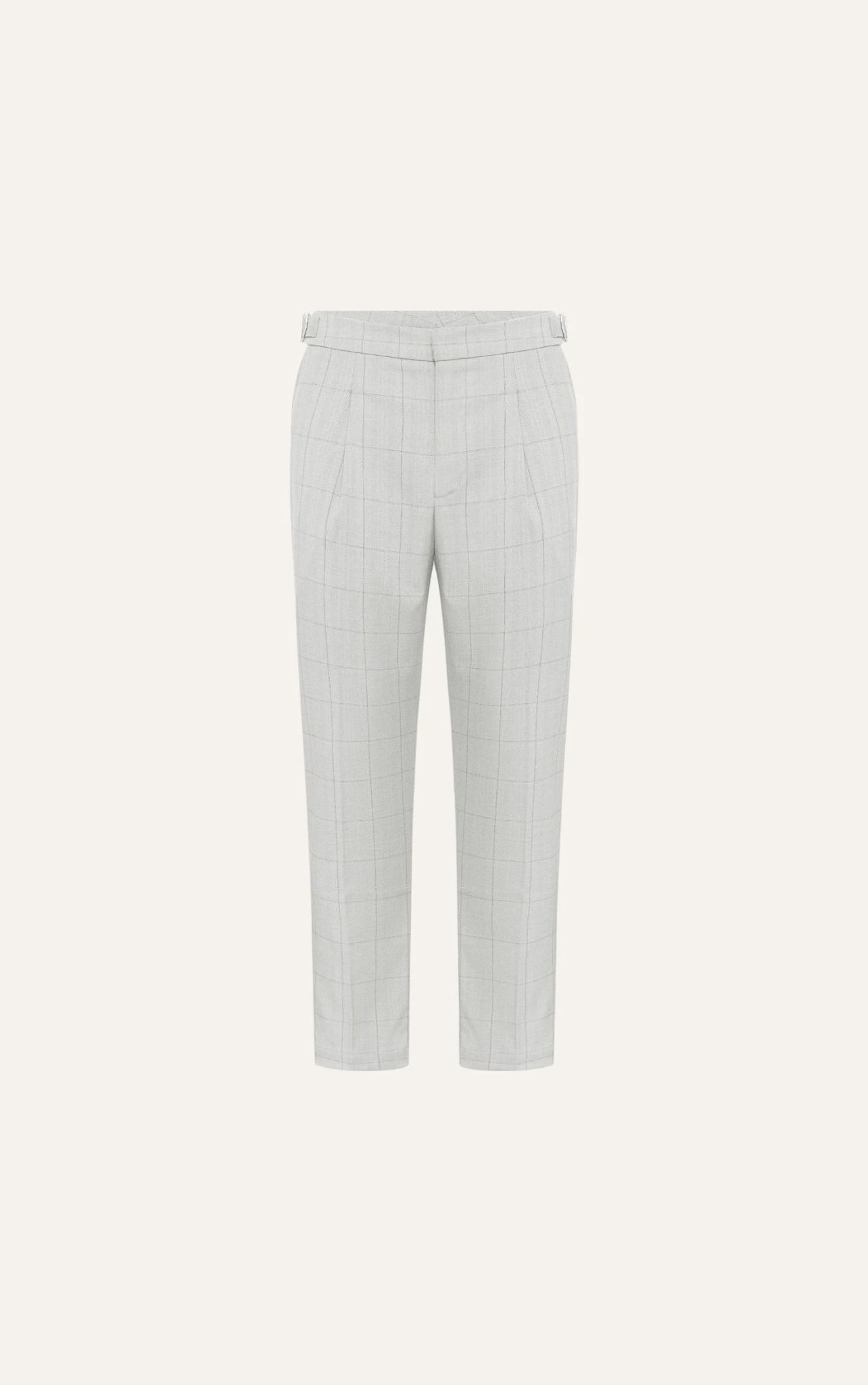 AG05 PREMIUM SLIMFIT SIDETAB TROUSERS - OFF WHITE