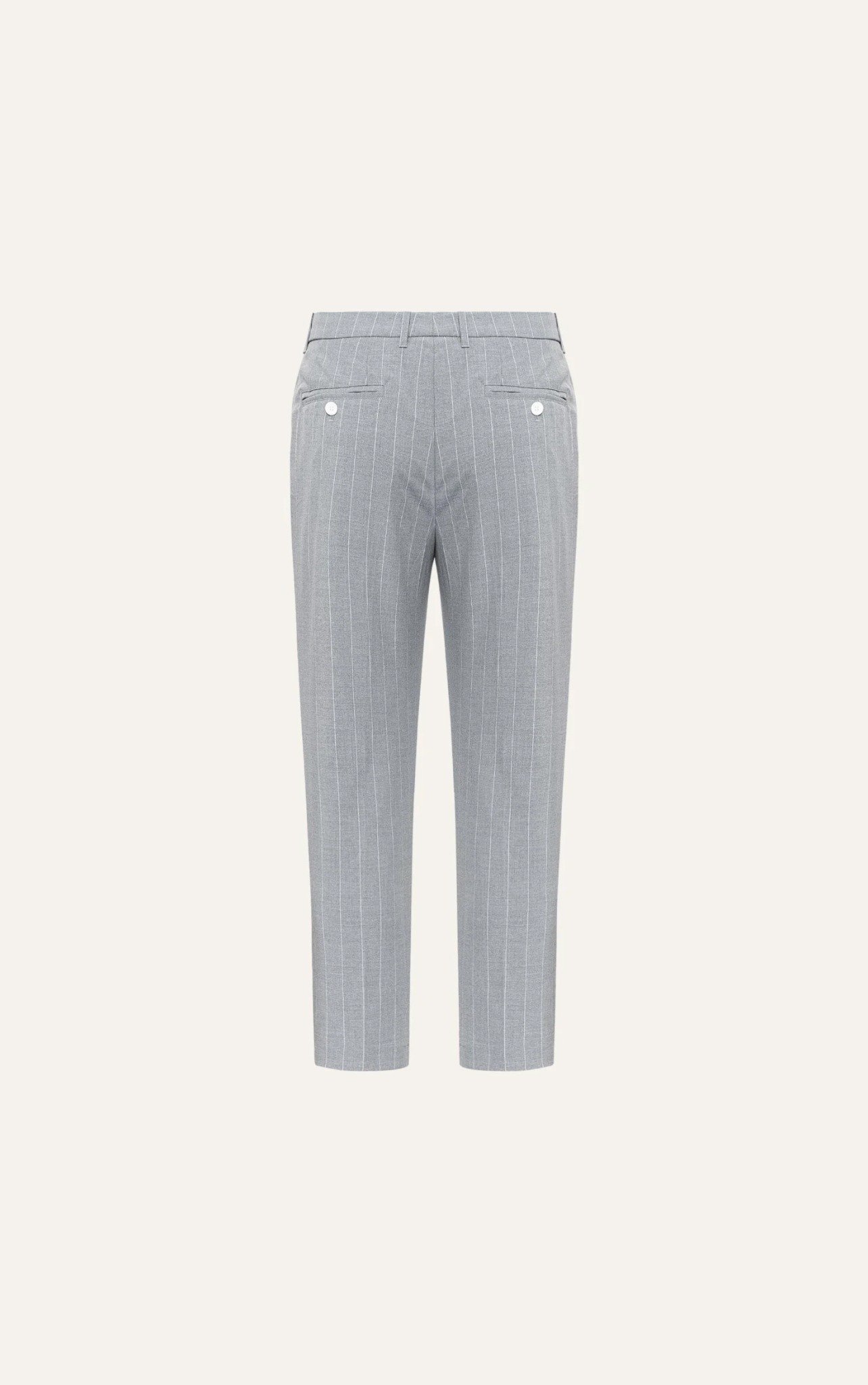 AG03 PREMIUM SLIMFIT NEW STRIPED DETAILS TROUSER - GREY