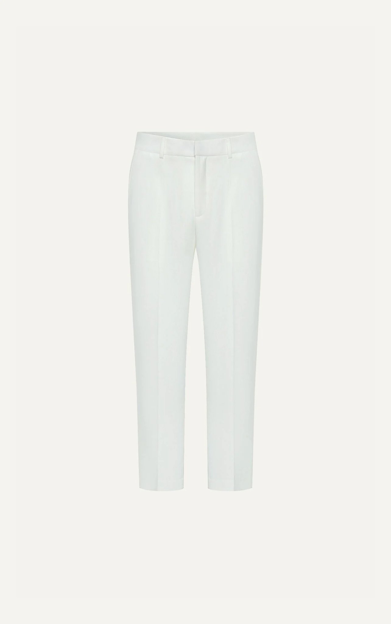 AGHT14 PREMIUM REGULAR FIT TROUSERS - WHITE