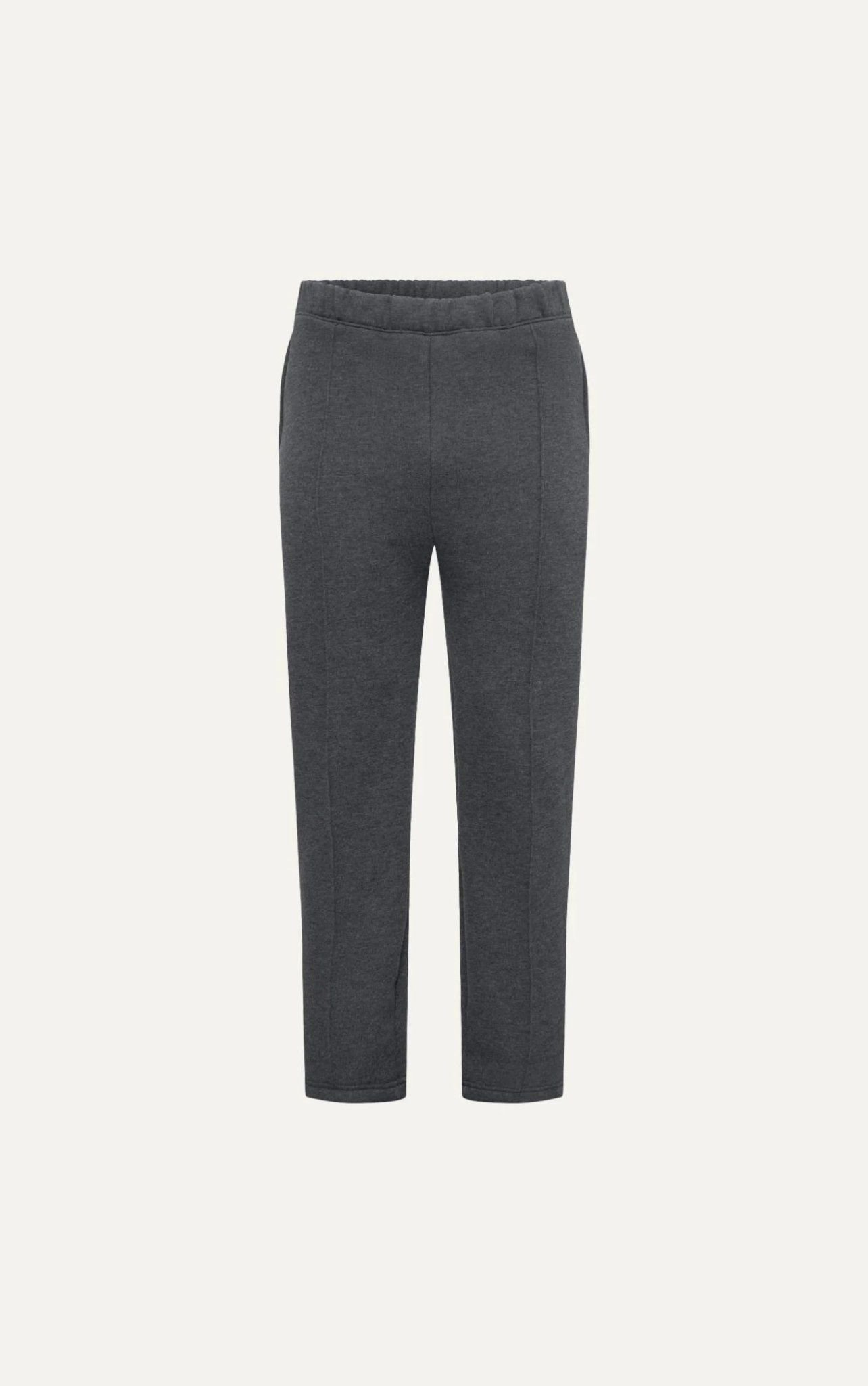  AG08 STUDIO LOOSE FIT BASIC LONG PANTS - LIGHT GREY 