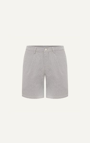  AG511 STUDIO SLIMFIT PLEATED CHINO BASIC KHAKI SHORT - BEIGE