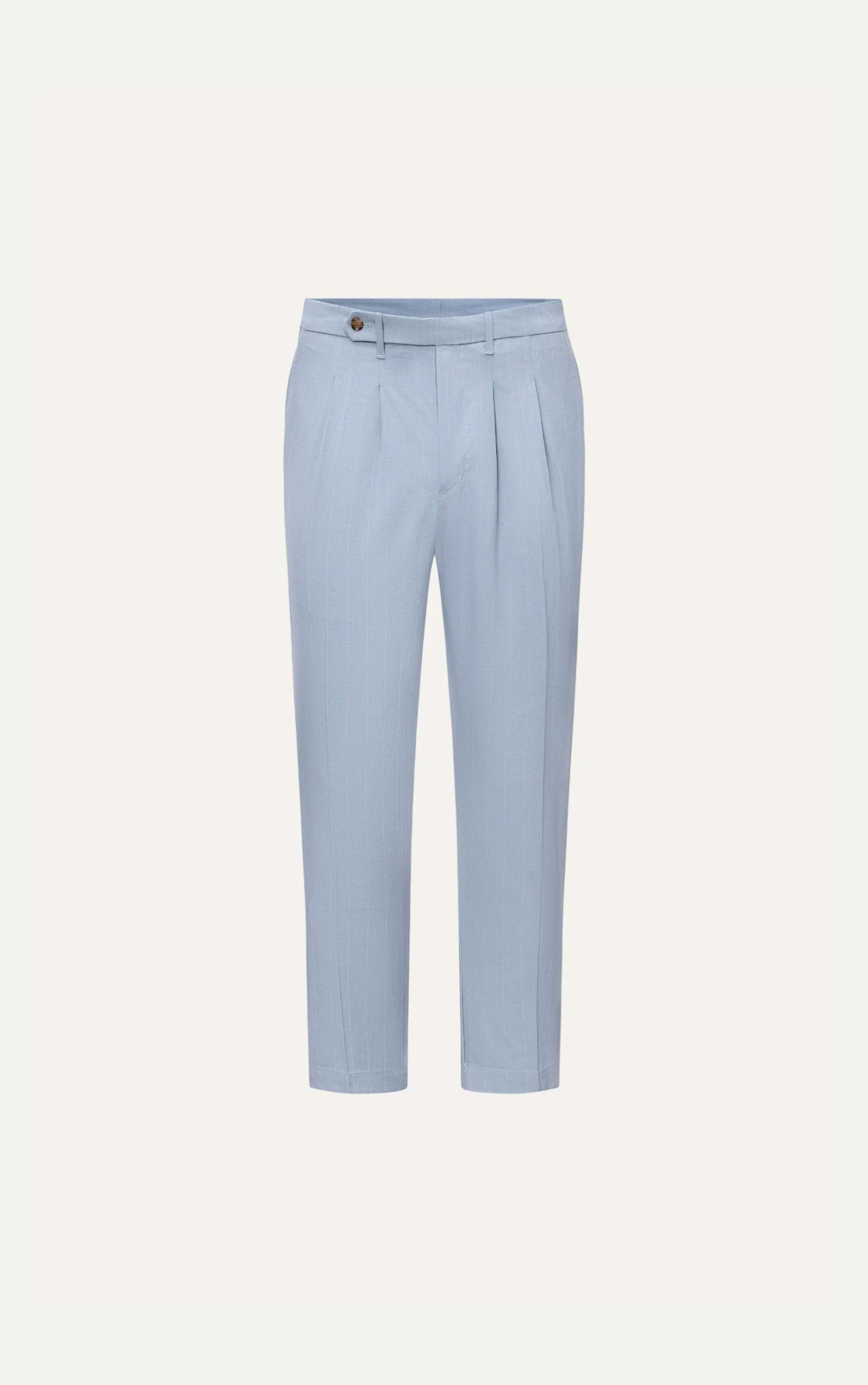 AG003 PREMIUM SLIMFIT STRIPED DETAILS TROUSER - LIGHT BLUE