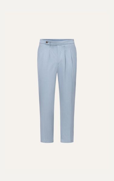  AG003 PREMIUM SLIMFIT STRIPED DETAILS TROUSER - LIGHT BLUE