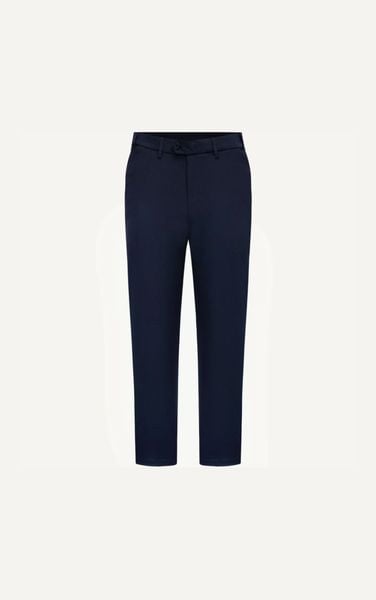  AG508 PREMIUM SLIMFIT ELASTIC WAIST TROUSERS - DARK BLUE