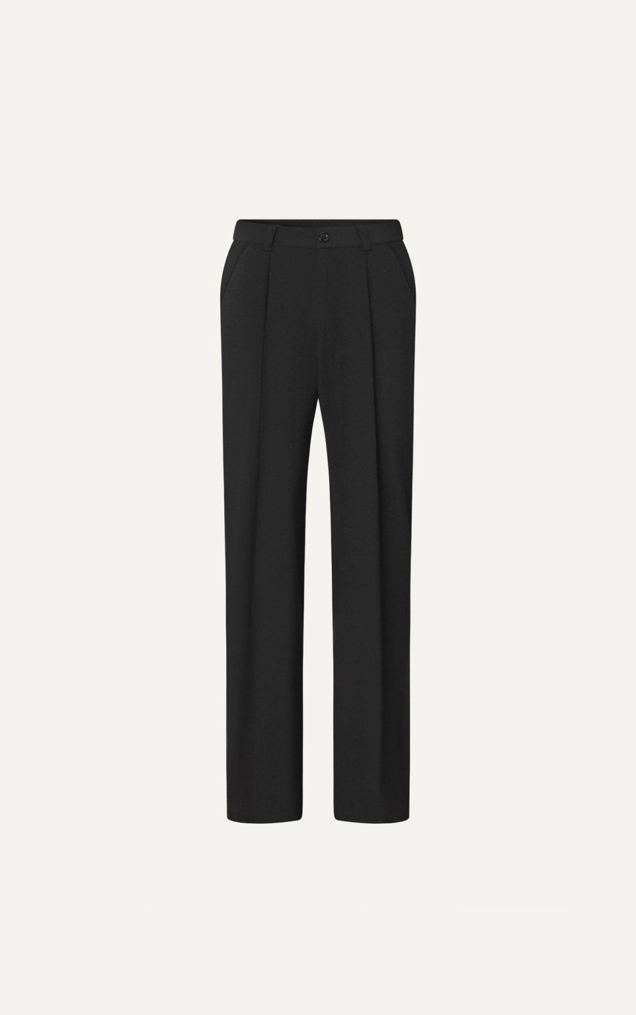 AGHT12 PREMIUM REGULAR FIT TROUSERS - BLACK