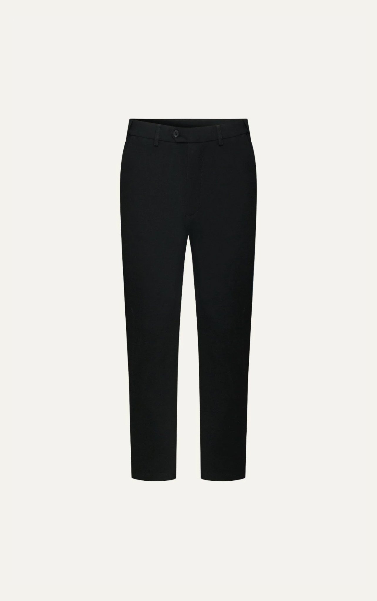 AG251 PREMIUM SLIMFIT ELASTIC WAIST TROUSERS - BLACK
