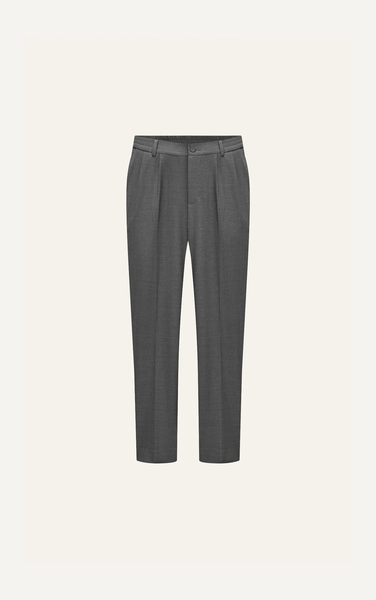  AG11 STUDIO LOOSE FIT RELAX TROUSERS - LIGHT GREY