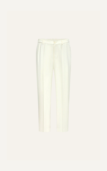  AG11 STUDIO LOOSE FIT RELAX TROUSERS - OFF WHITE
