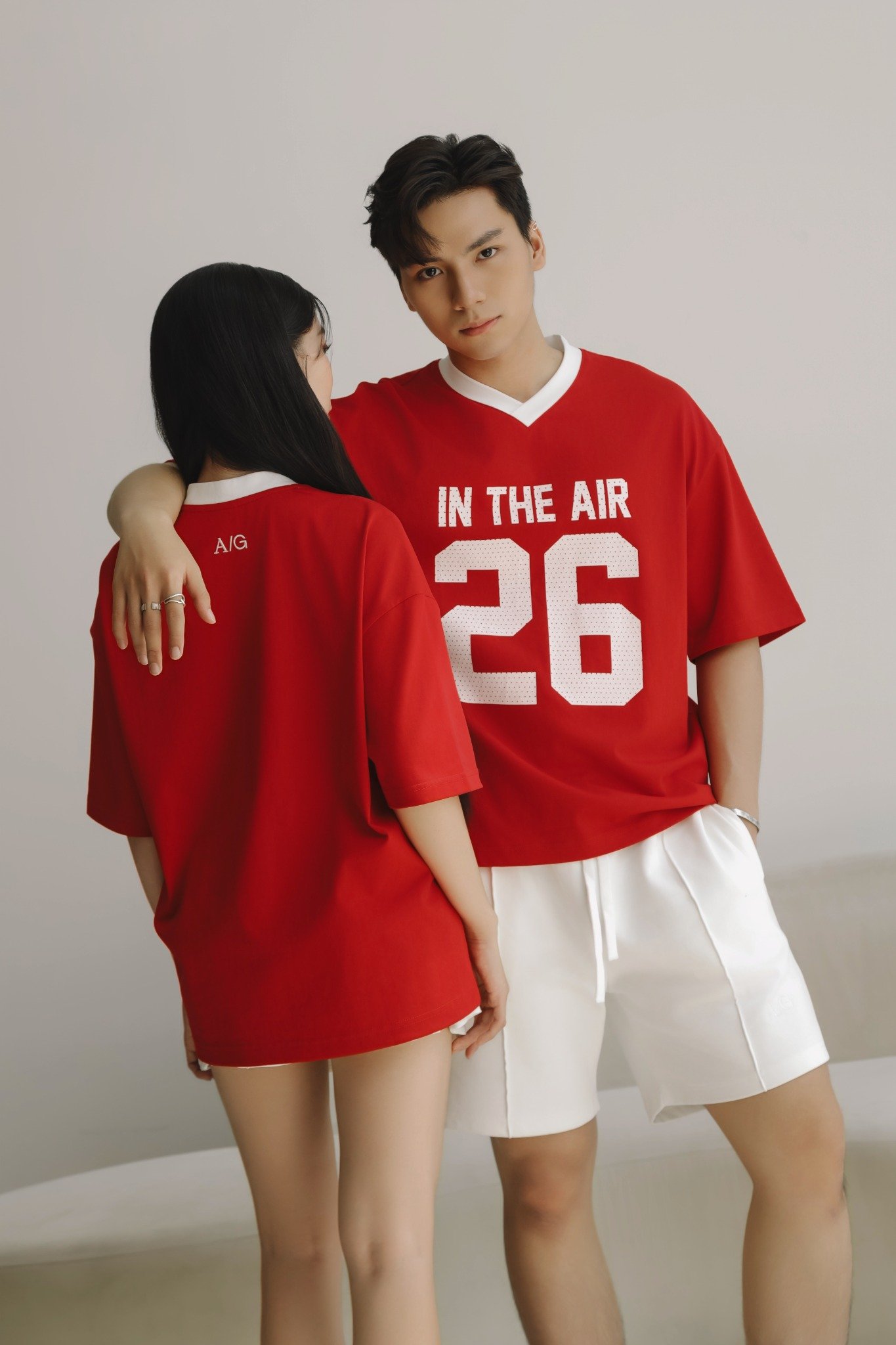 AG07 STUDIO LOOSE FIT BASIC SHORT - WHITE