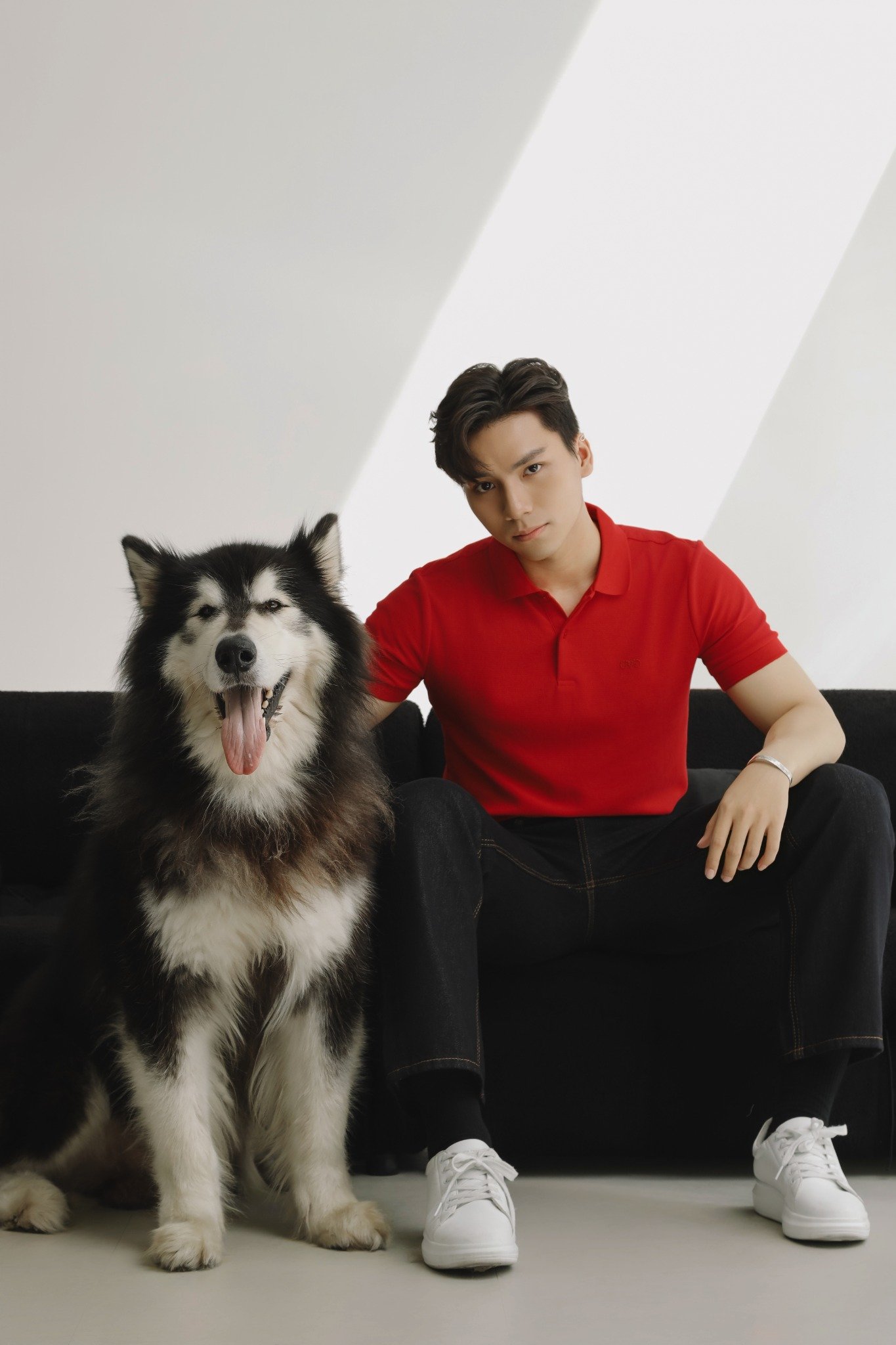 AG02 SIGNATURE SLIMFIT POLO - LIGHT RED
