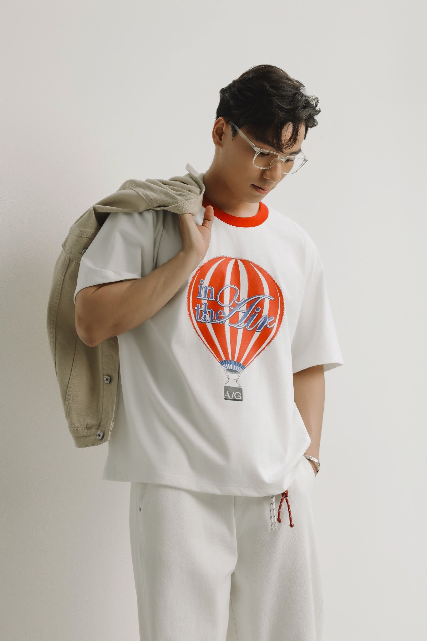 TA47 FACTORY LOOSE FIT JEANS - WHITE