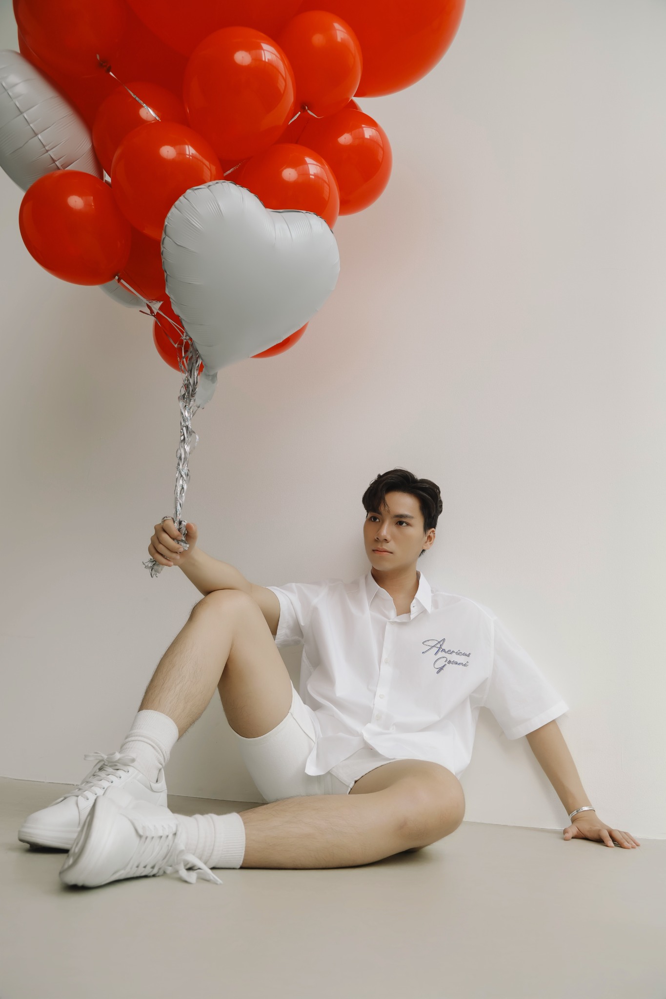 AG541 PREMIUM BOXY LOOSE FIT SHORT SLEEVE SHIRT - WHITE