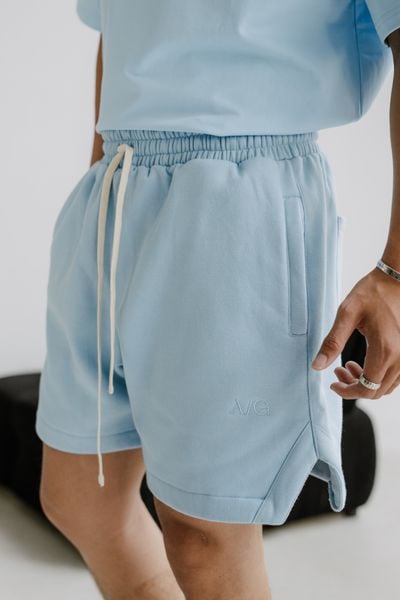  TA22 STUDIO LOOSE FIT BASIC SHORT - SKY BLUE 