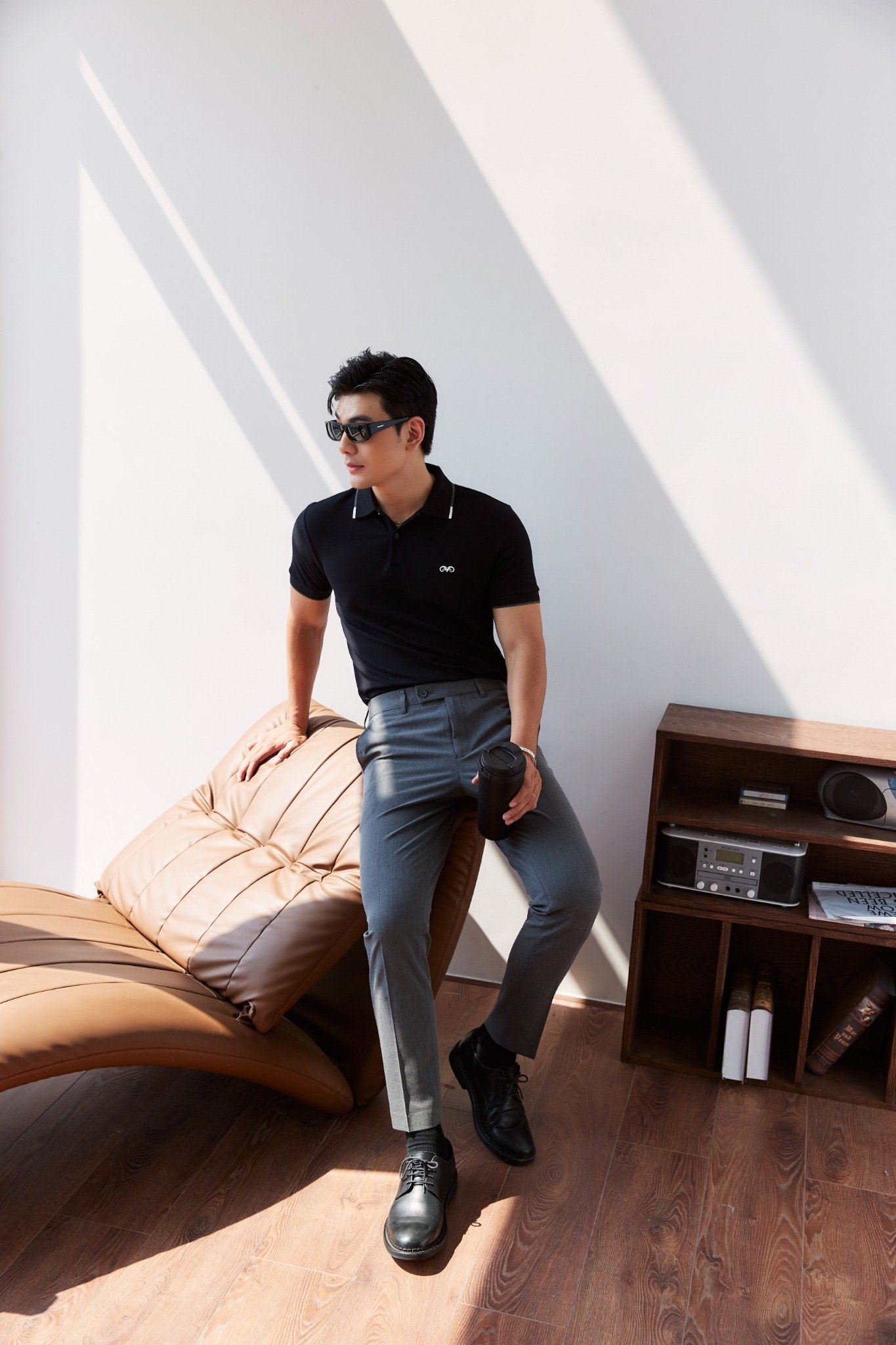 N57 FACTORY SLIMFIT ESSENTIAL TROUSERS - GREY