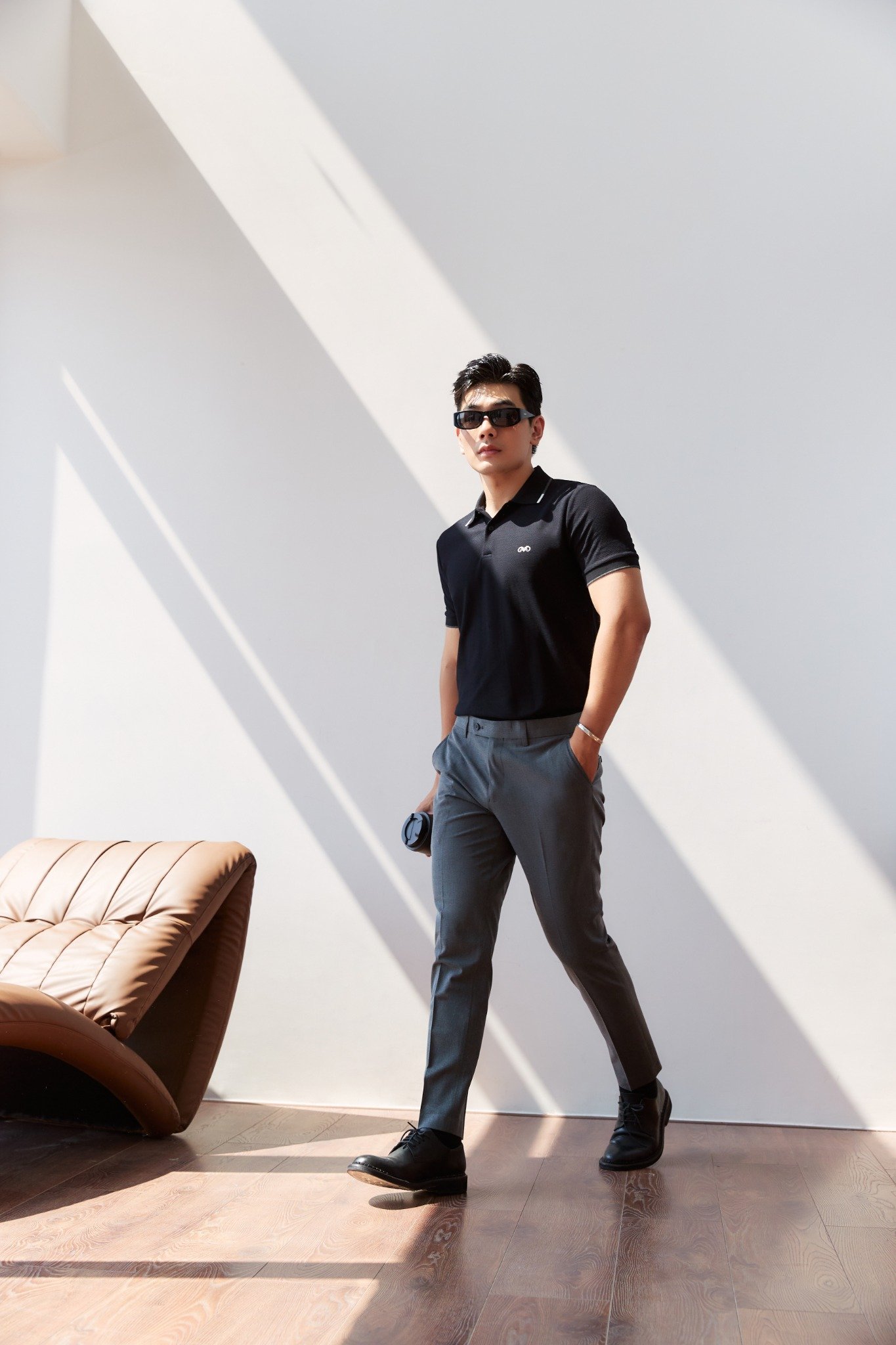 N57 FACTORY SLIMFIT ESSENTIAL TROUSERS - GREY