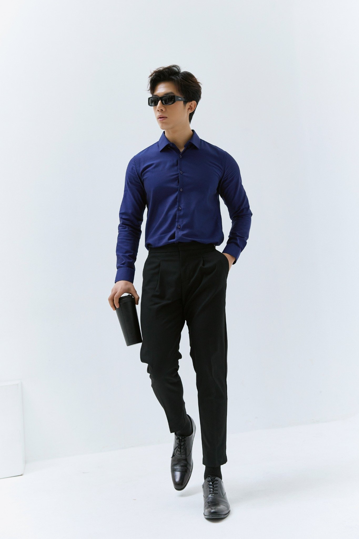 AG52 PREMIUM SLIMFIT SHIRT - DARK BLUE