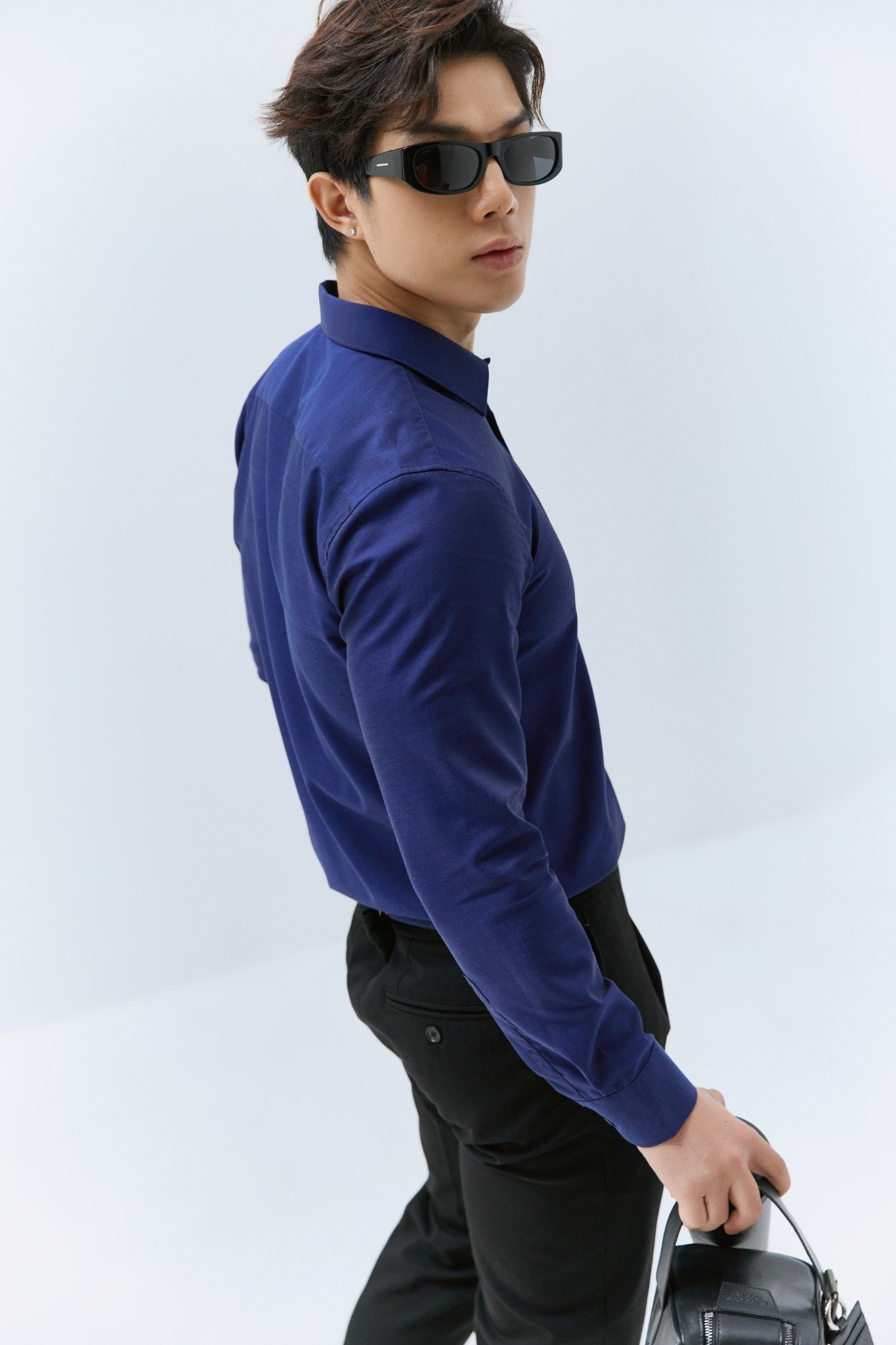 AG52 PREMIUM SLIMFIT SHIRT - DARK BLUE