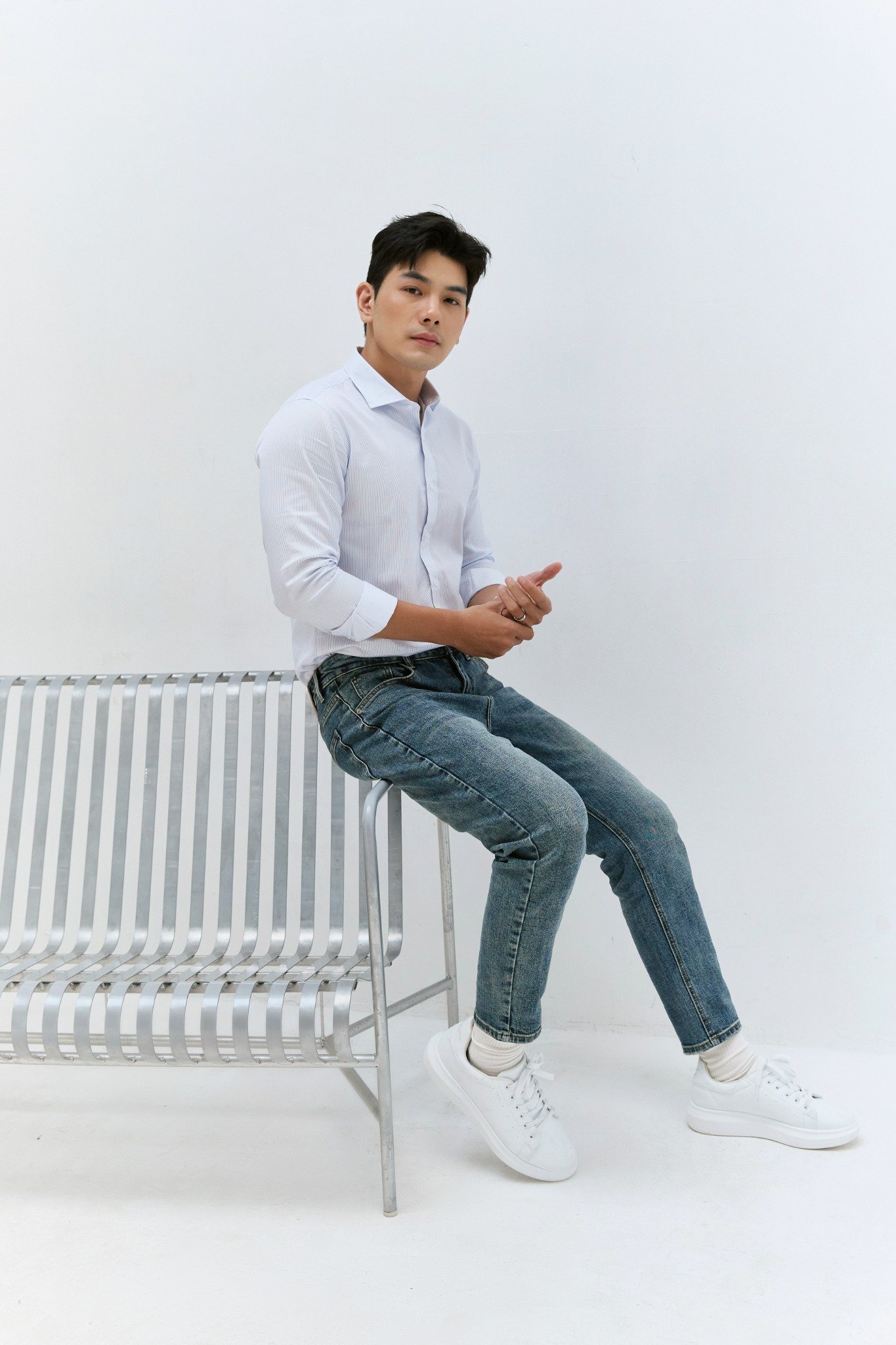 AG237 PREMIUM SLIMFIT MODERN LOOK INDIGO JEANS - DARK BLUE