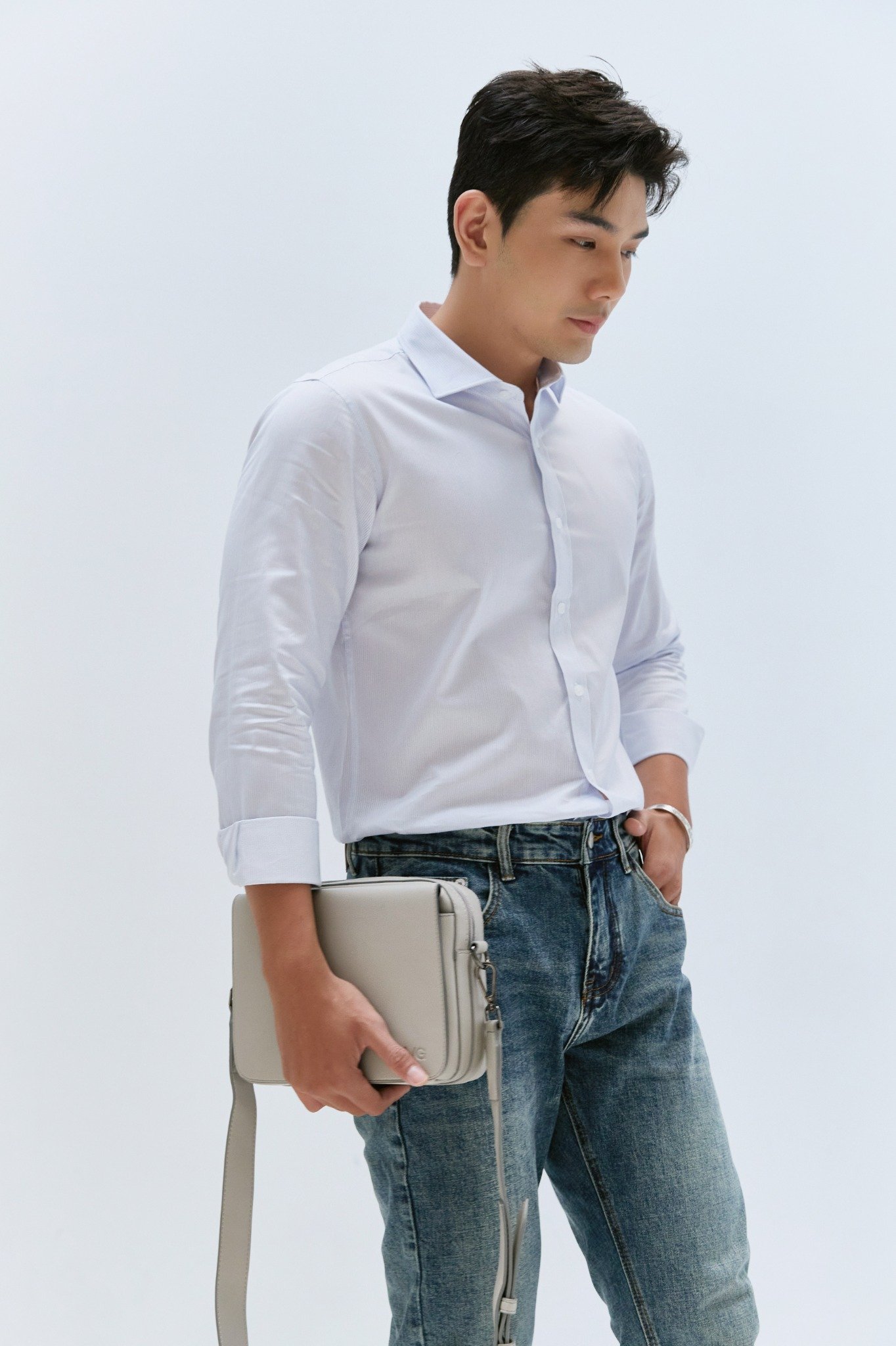AG237 PREMIUM SLIMFIT MODERN LOOK INDIGO JEANS - DARK BLUE