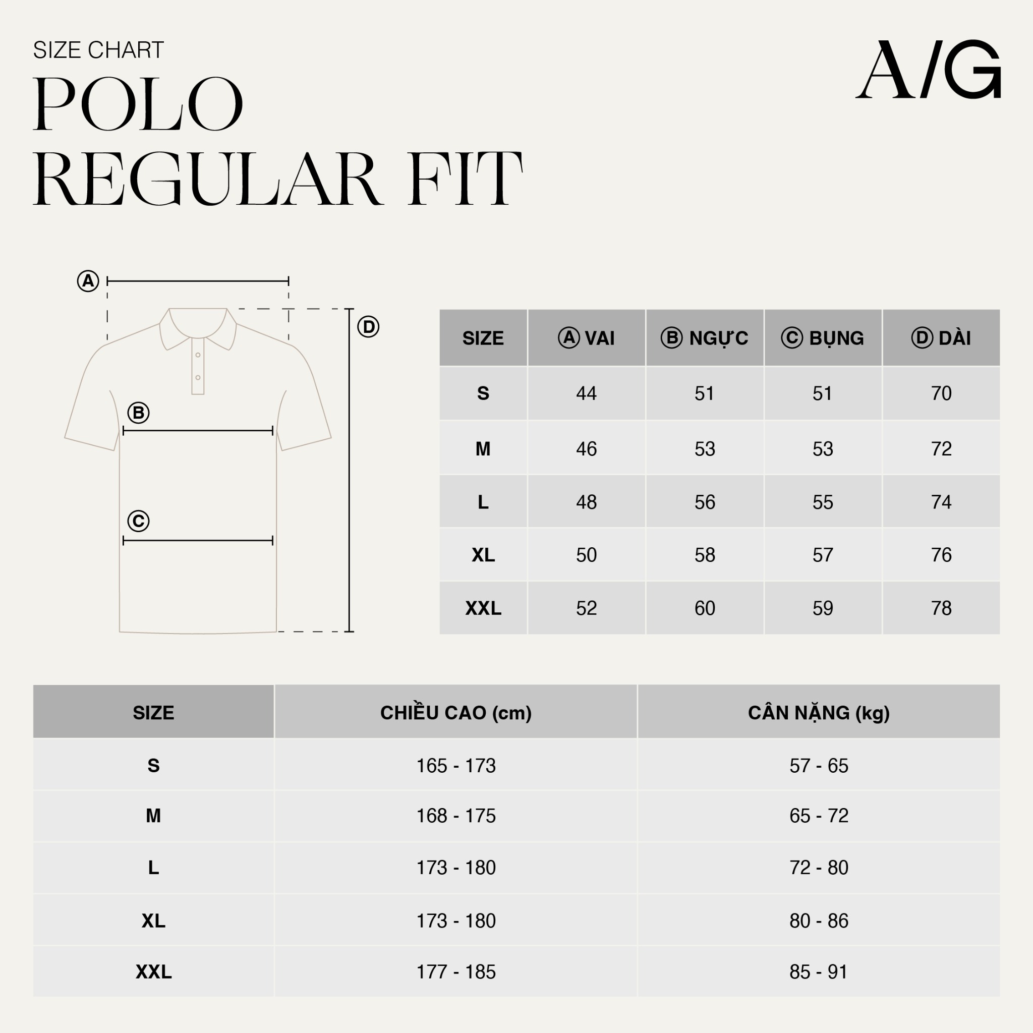 AG005 PREMIUM REGULAR FIT POLO - GREY